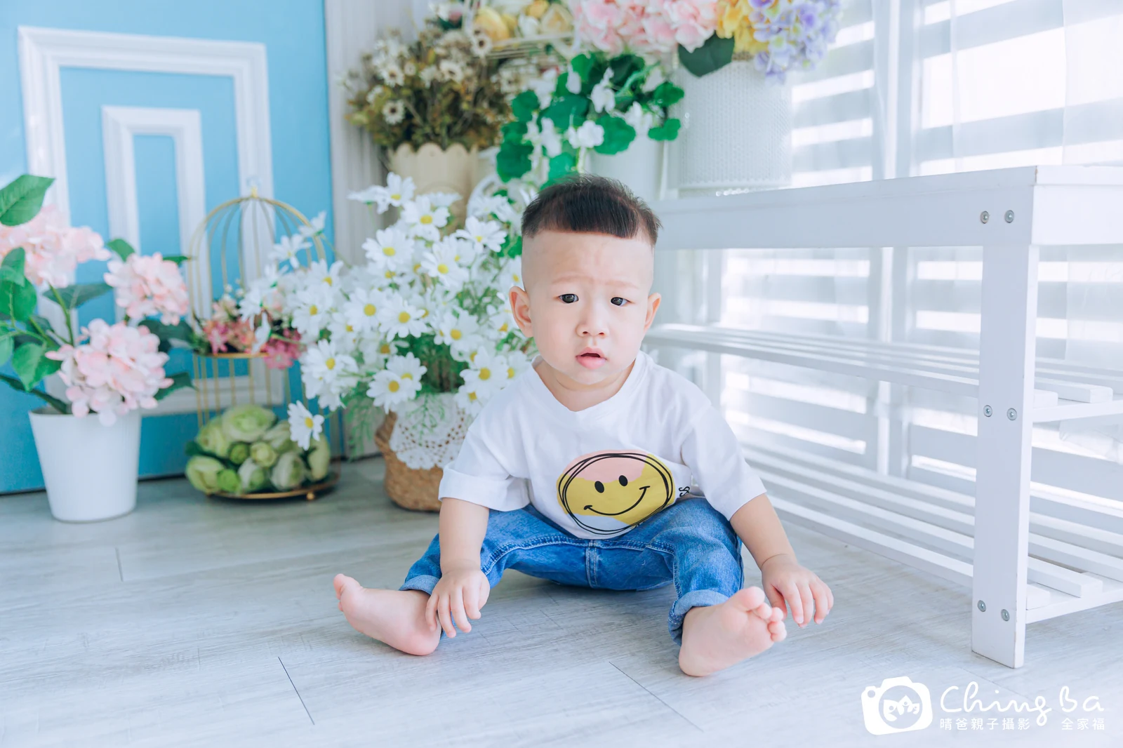 小蜜蜂的抓周時光——晴爸親子攝影
