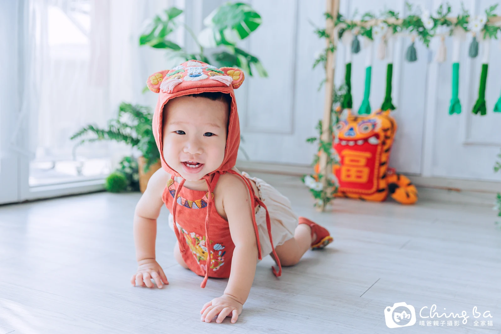 小蜜蜂的抓周時光——晴爸親子攝影