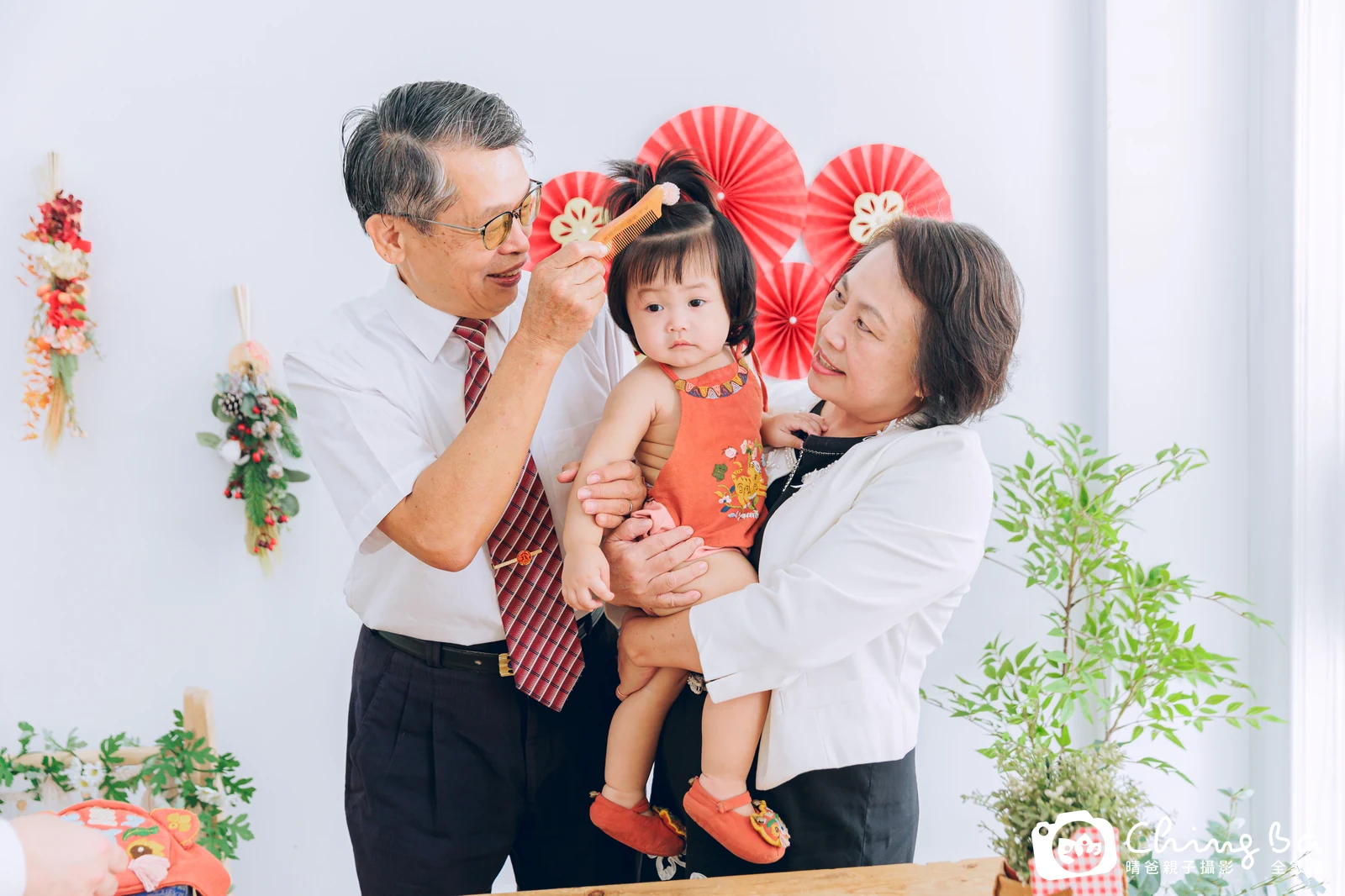 霏霏的抓周時光——晴爸親子攝影