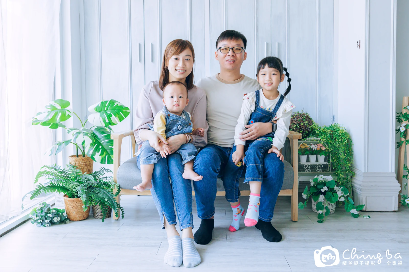 阿滴的台中小家庭抓周拍攝現場