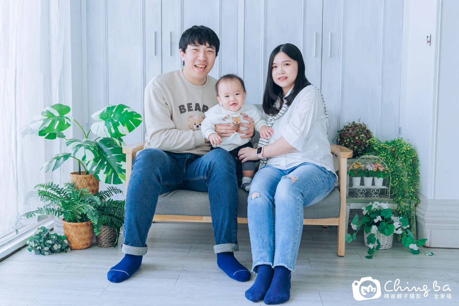 小芋圓的台中小家庭抓周拍攝現場