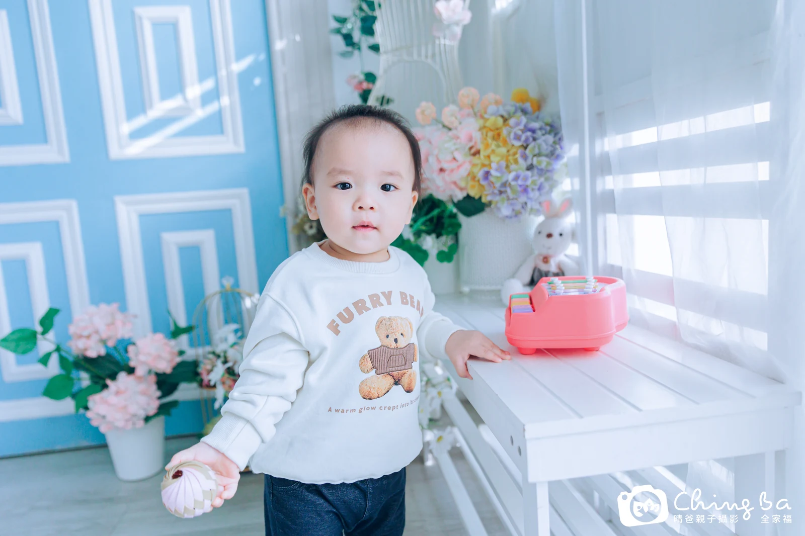 小芋圓的抓周時光——晴爸親子攝影