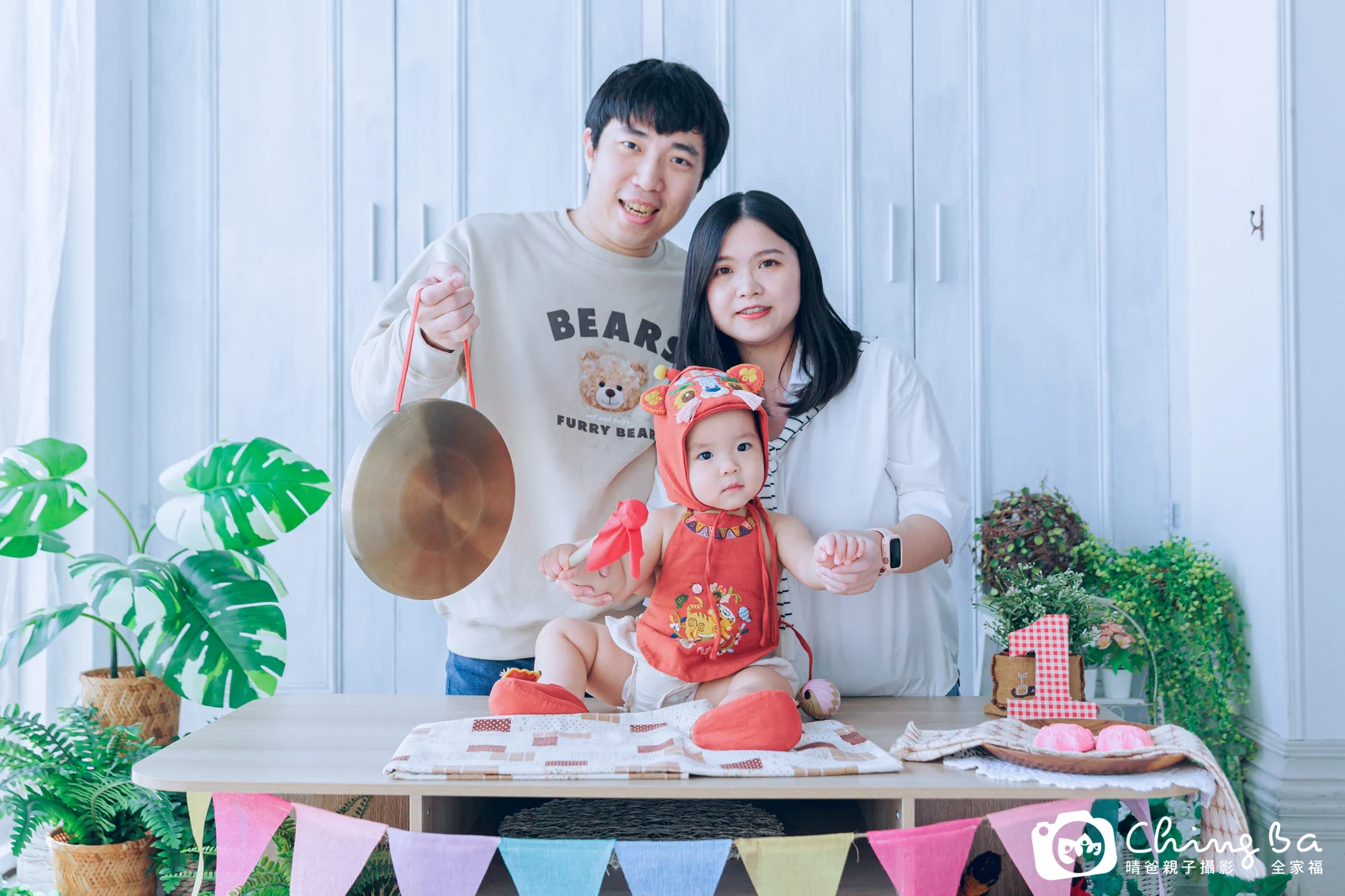 小芋圓的抓周時光——晴爸親子攝影