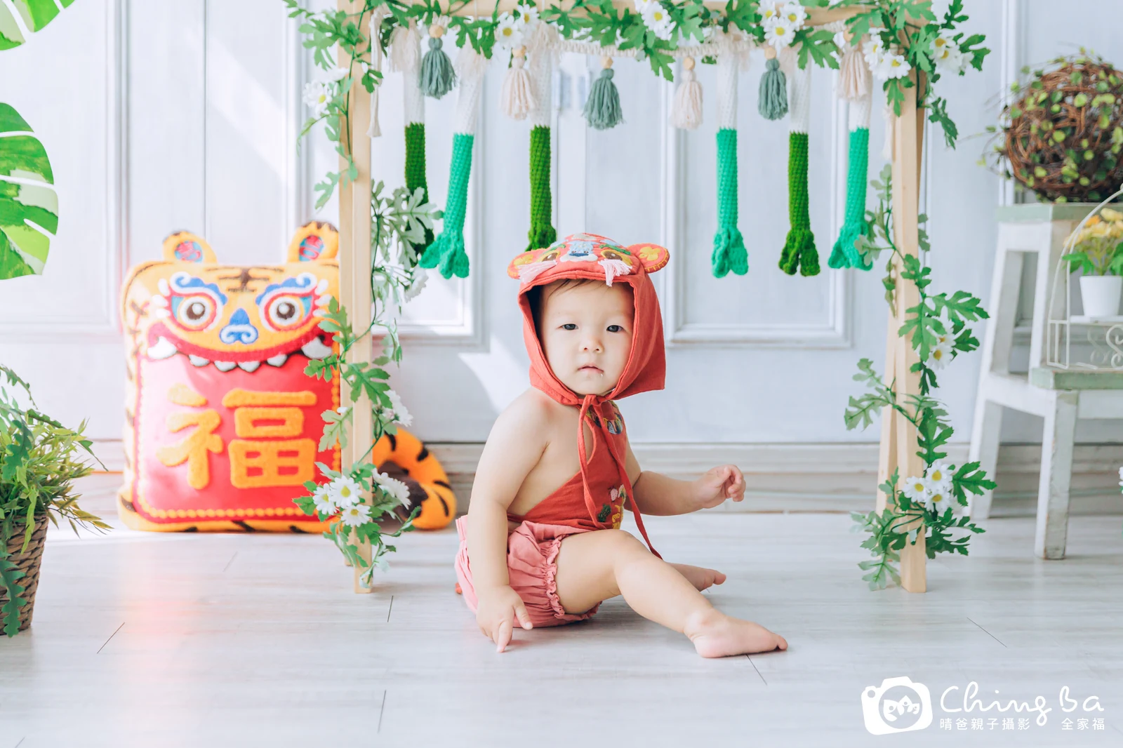 小羅賓的抓周時光——晴爸親子攝影