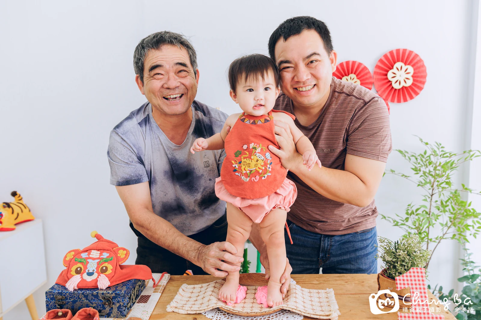 蓓蓓的抓周時光——晴爸親子攝影