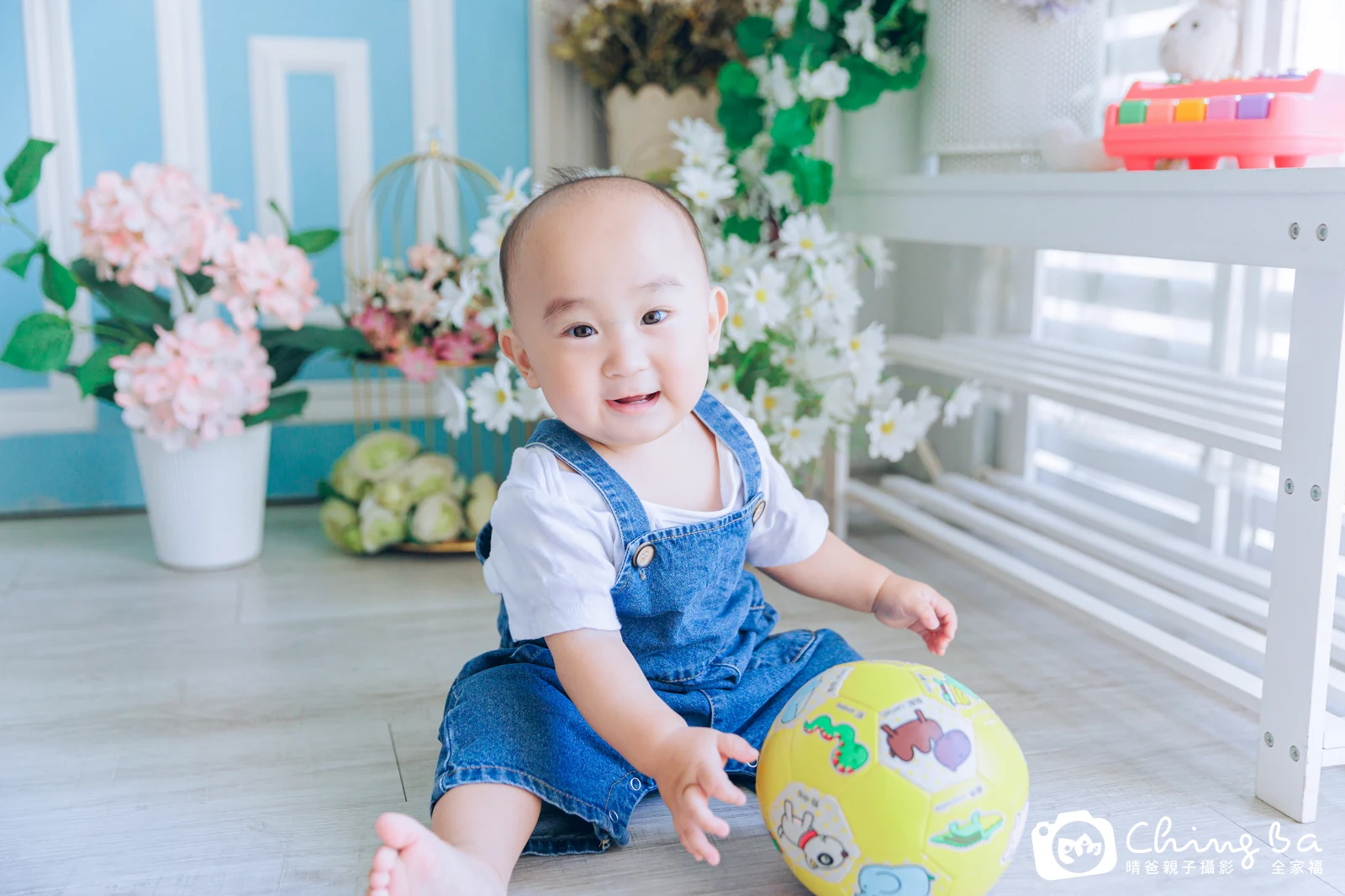 小寶的抓周時光——晴爸親子攝影