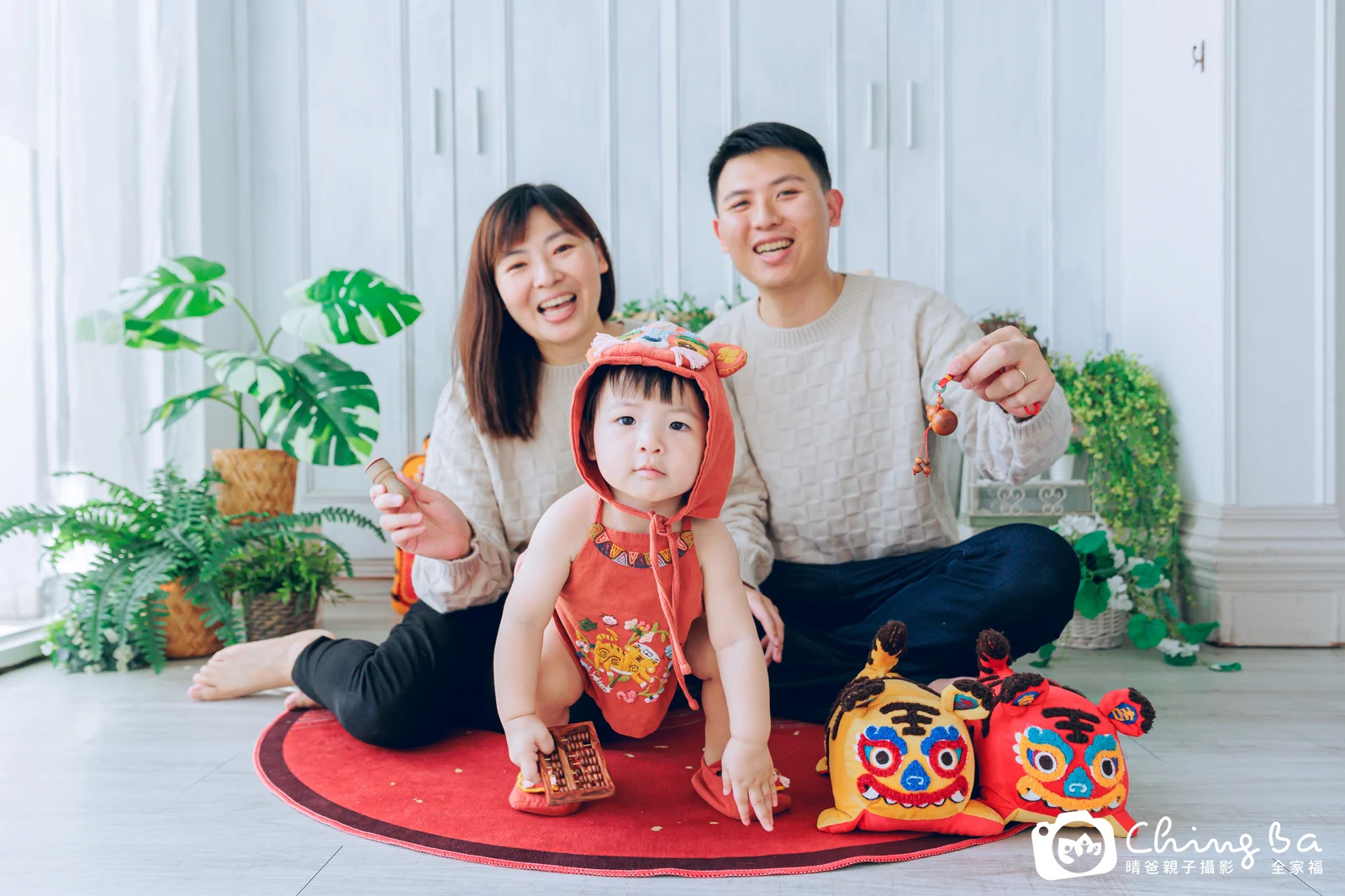 莉露姆在台中拍小家庭抓周的珍貴一刻