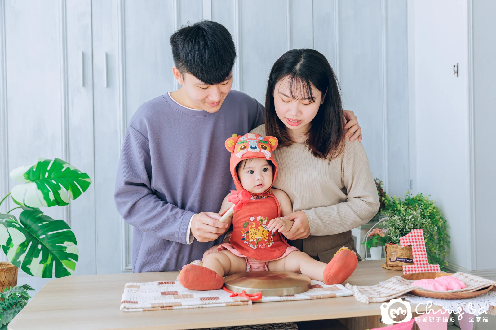 恩恩的抓周時光——晴爸親子攝影