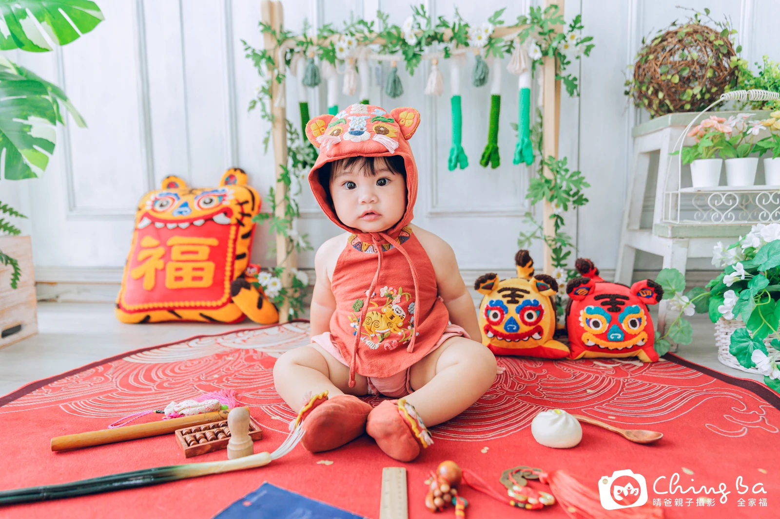 恩恩的抓周時光——晴爸親子攝影