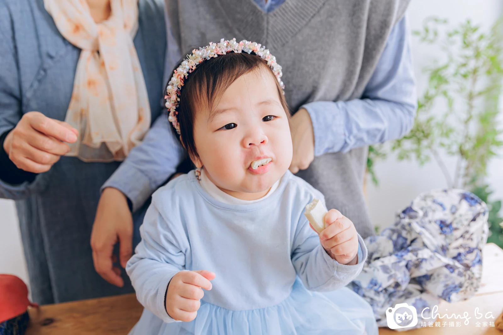 肉肉的抓周時光——晴爸親子攝影