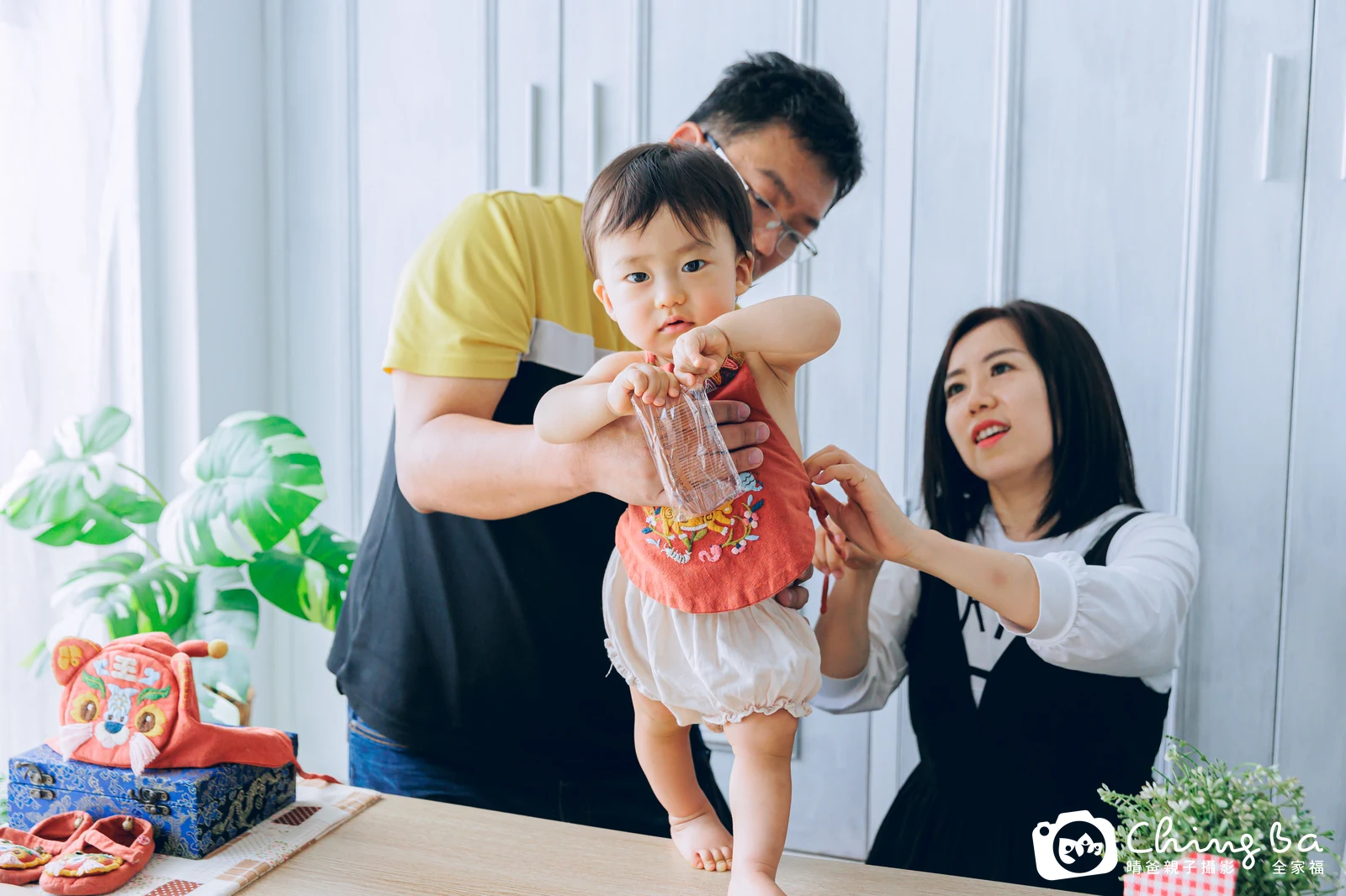 咘咘栩的抓周時光——晴爸親子攝影