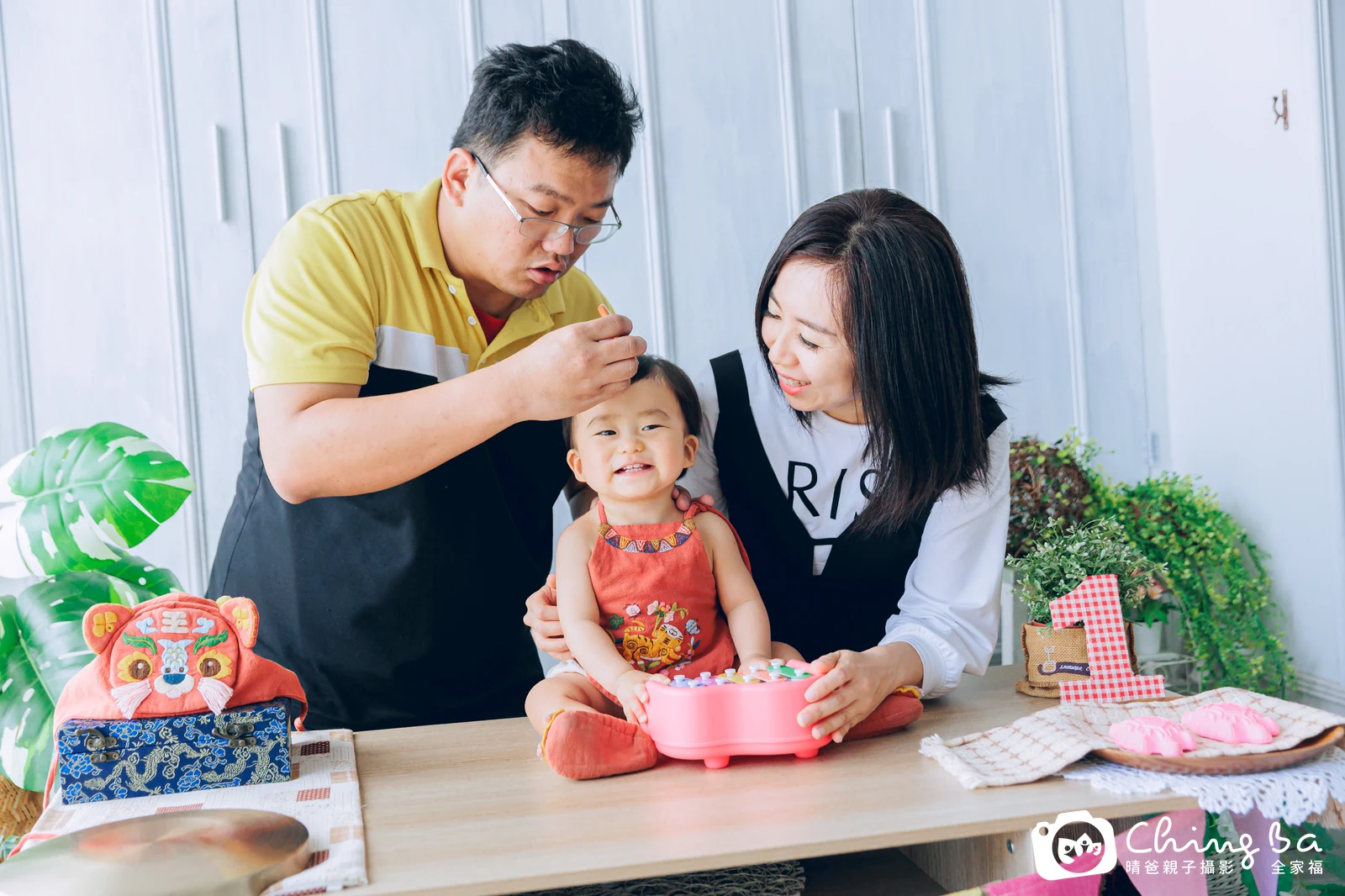咘咘栩的抓周時光——晴爸親子攝影