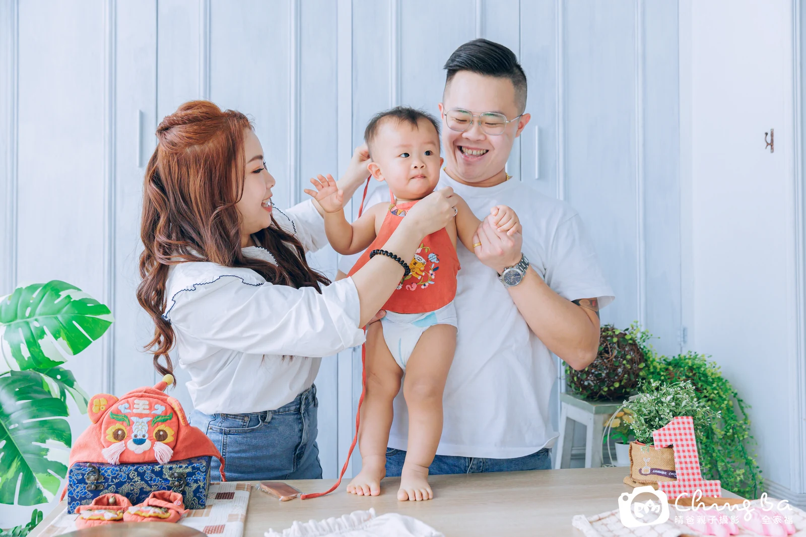 恩恩的抓周時光——晴爸親子攝影