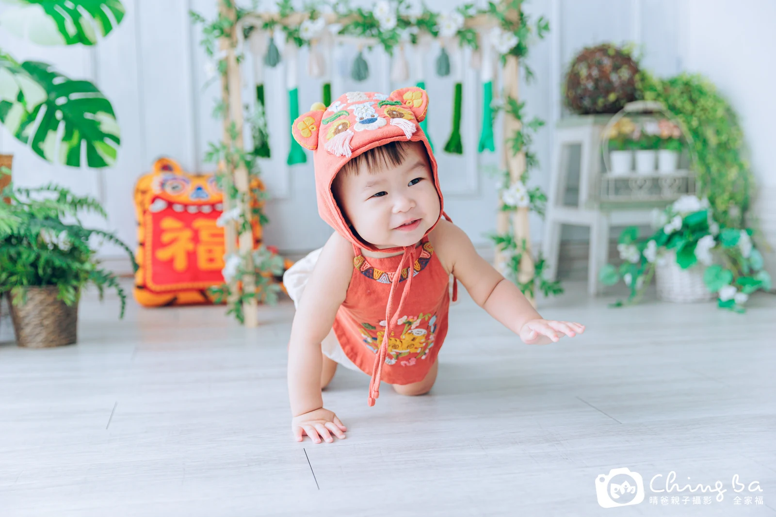 巴魯的抓周時光——晴爸親子攝影