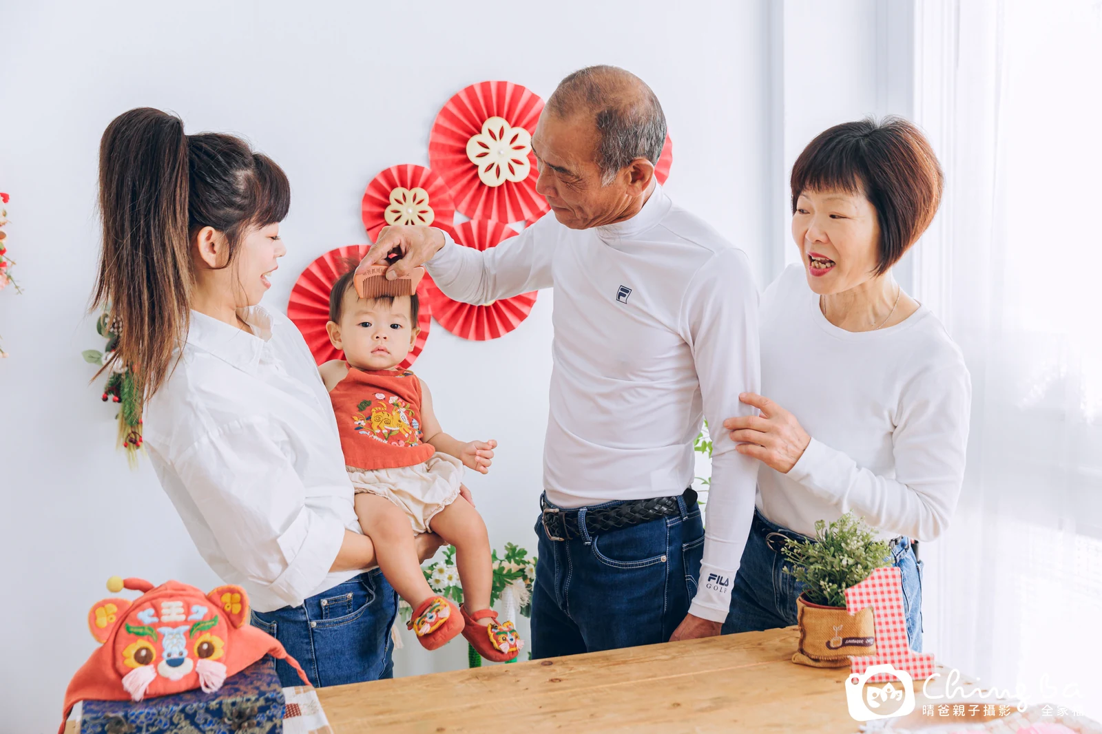 圓寶的抓周時光——晴爸親子攝影