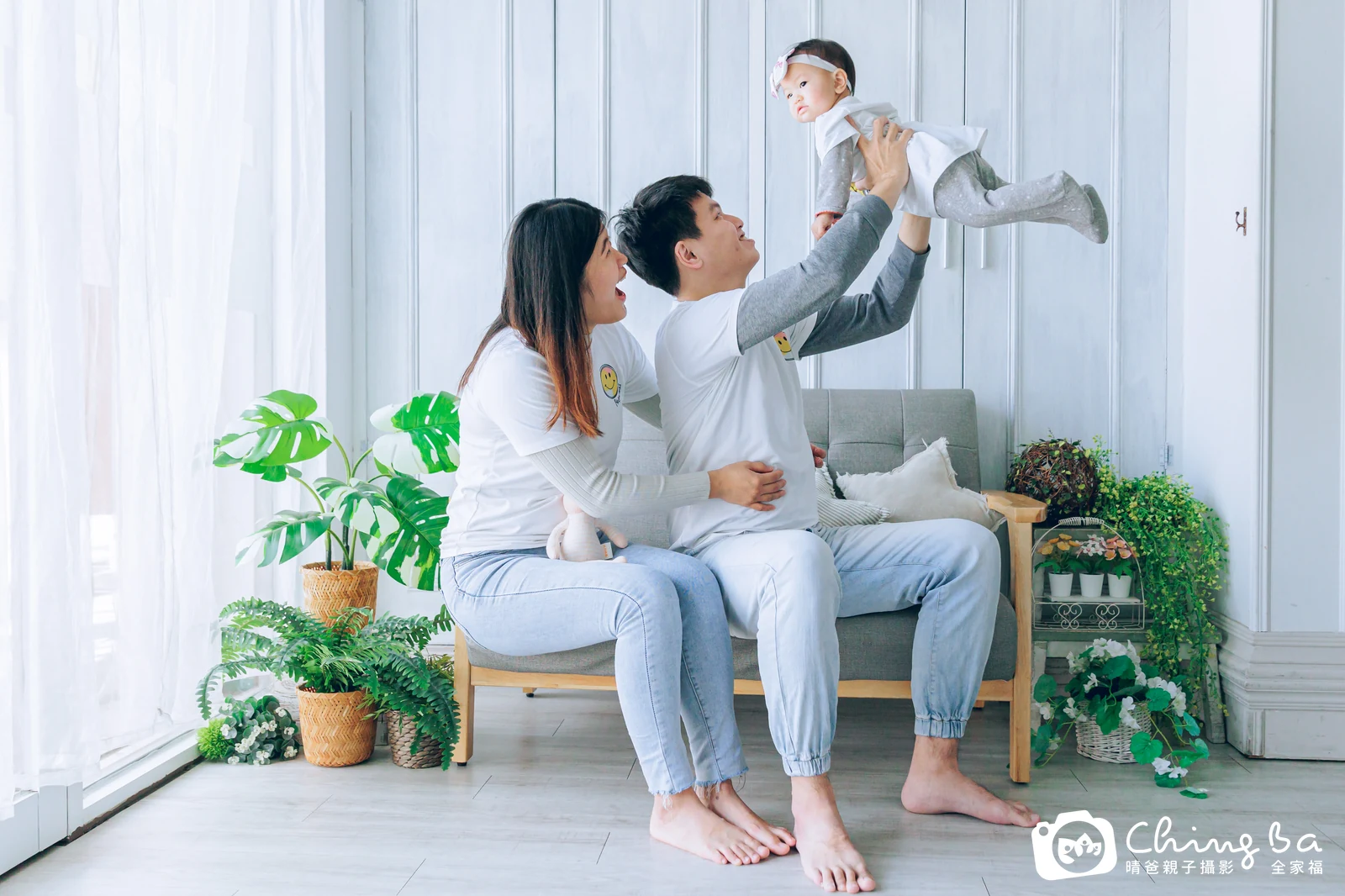 恩 1 歲寶貝 台中小家庭抓周紀念照｜晴爸親子攝影