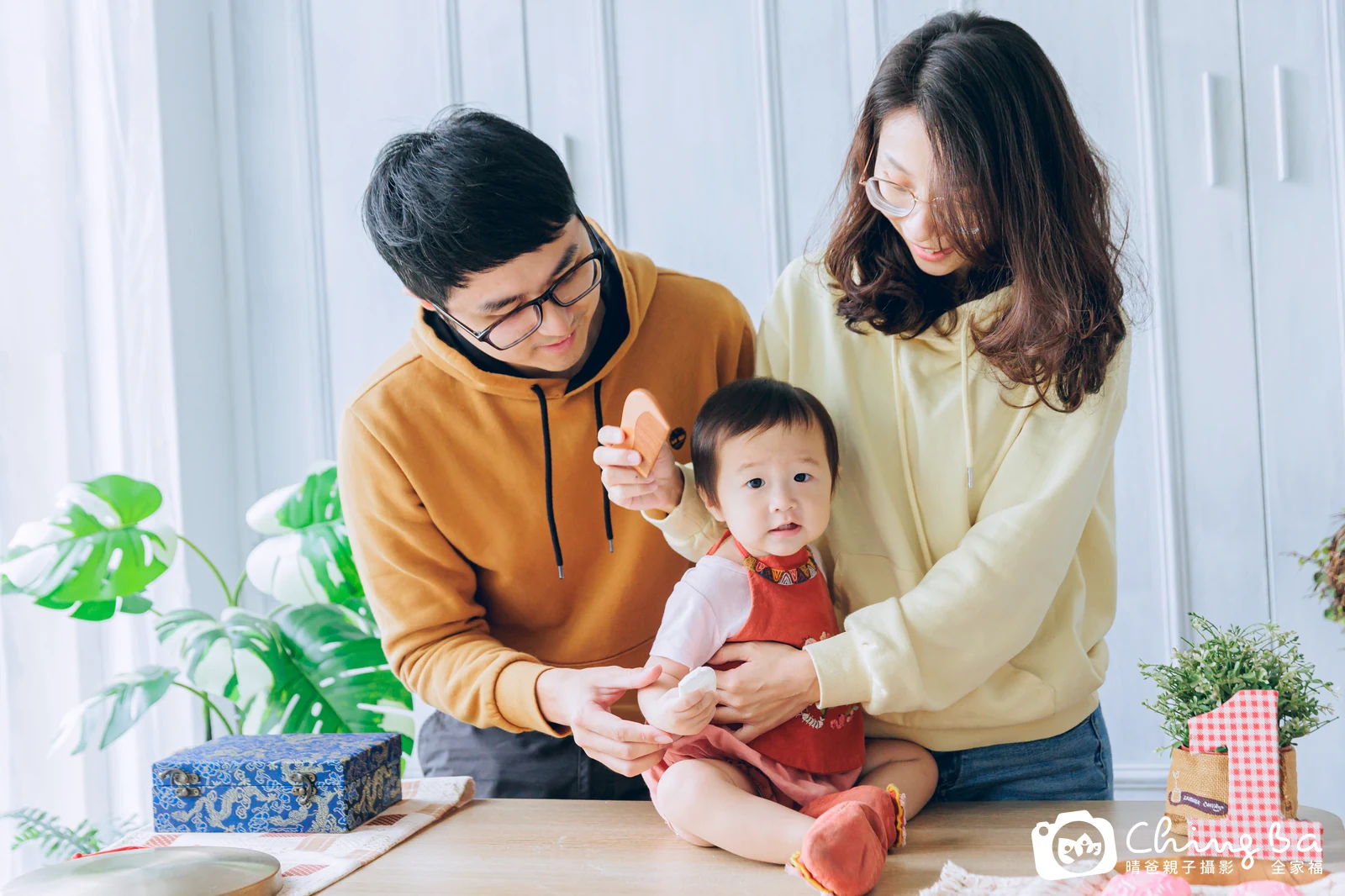 點點的抓周時光——晴爸親子攝影