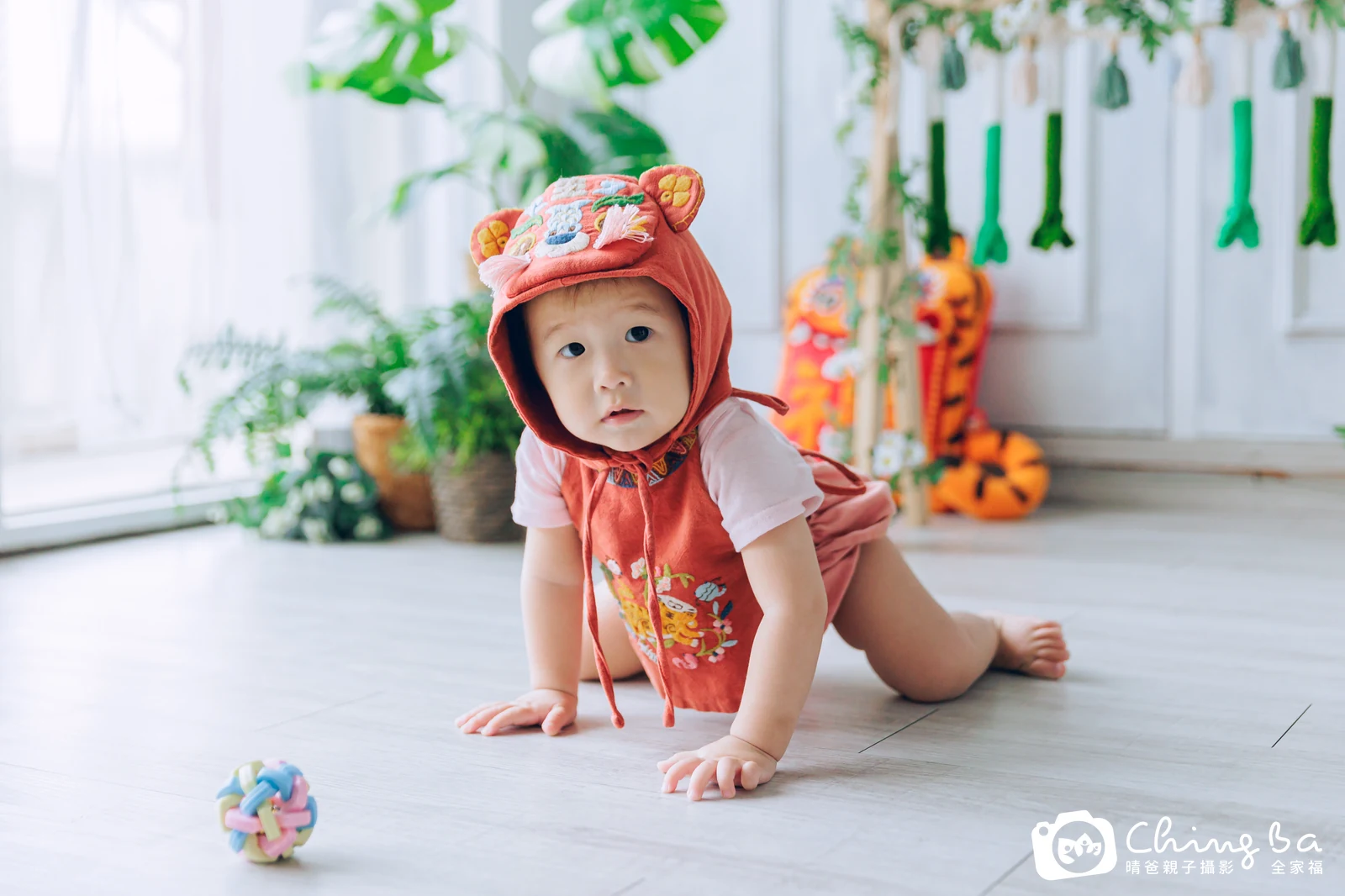 點點的抓周時光——晴爸親子攝影