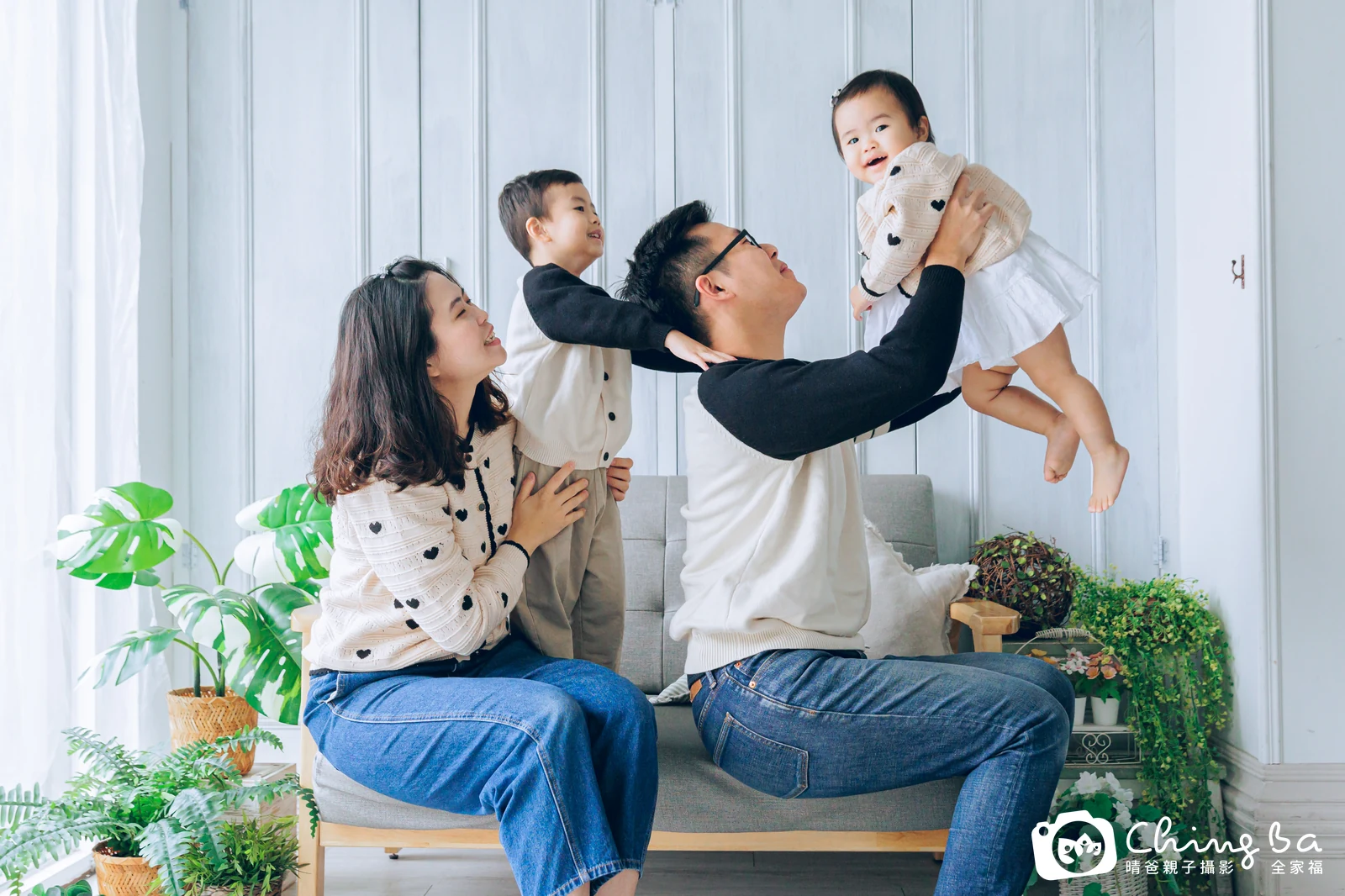 澄 1 歲 1 個月寶貝 台中小家庭抓周紀念照｜晴爸親子攝影