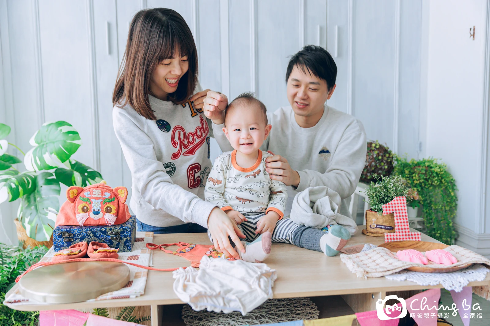 柚柚的抓周時光——晴爸親子攝影