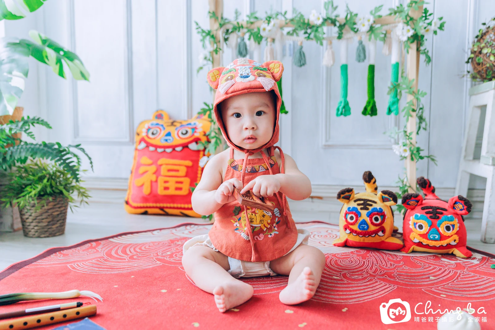 小澄澄的抓周時光——晴爸親子攝影