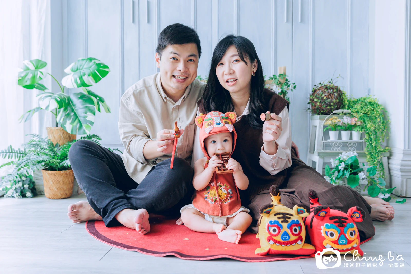小澄澄在台中拍小家庭抓周的珍貴一刻