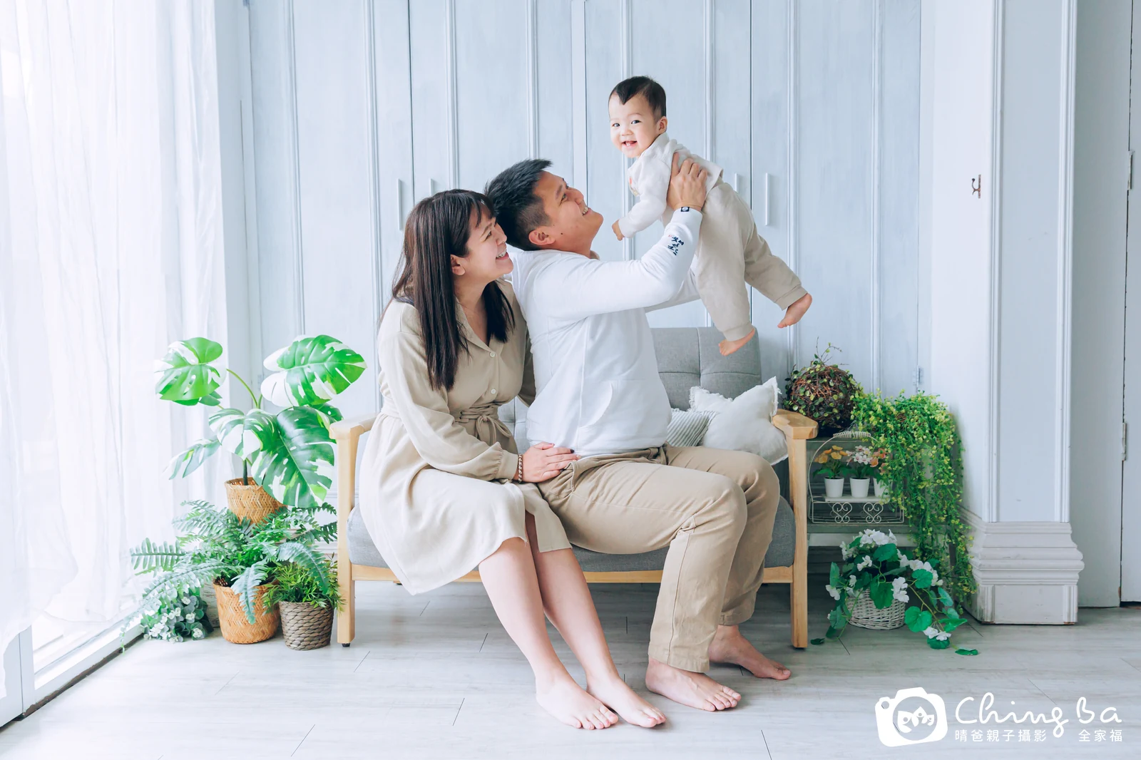 熙 1 歲寶貝 台中小家庭抓周紀念照｜晴爸親子攝影