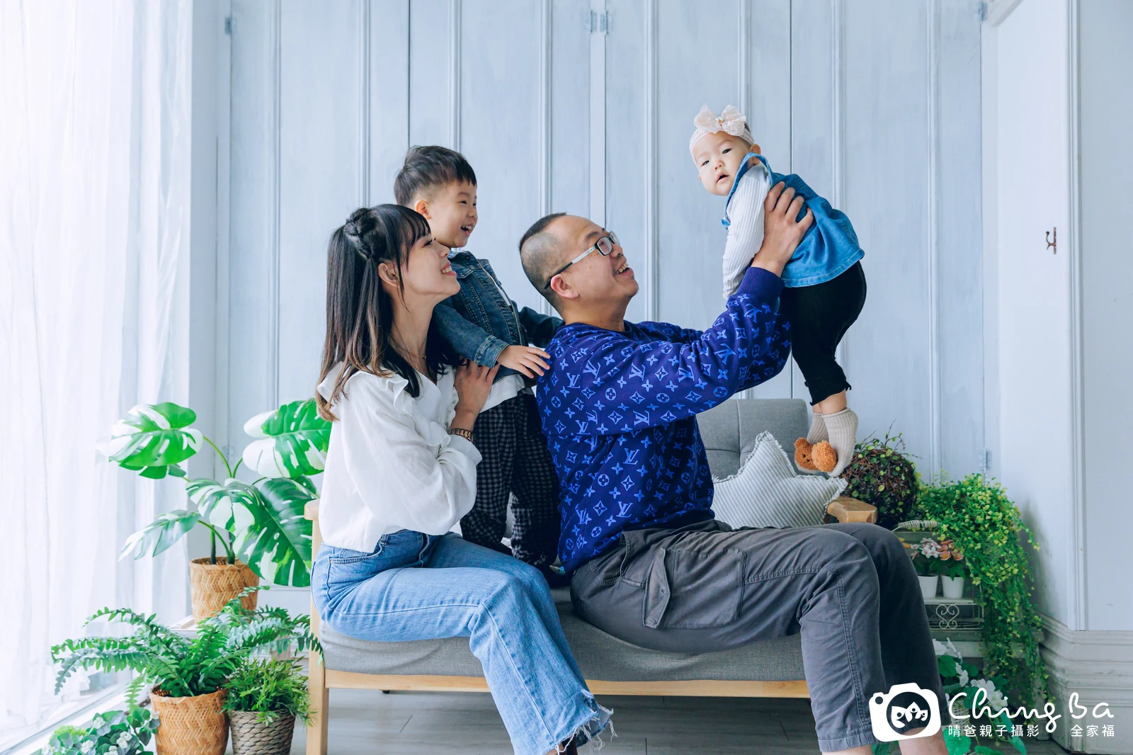 妡 1 歲寶貝 台中小家庭抓周紀念照｜晴爸親子攝影