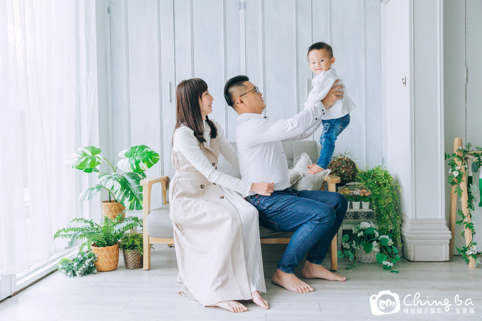 澄澄 1 歲 1 個月寶貝 台中小家庭抓周紀念照｜晴爸親子攝影