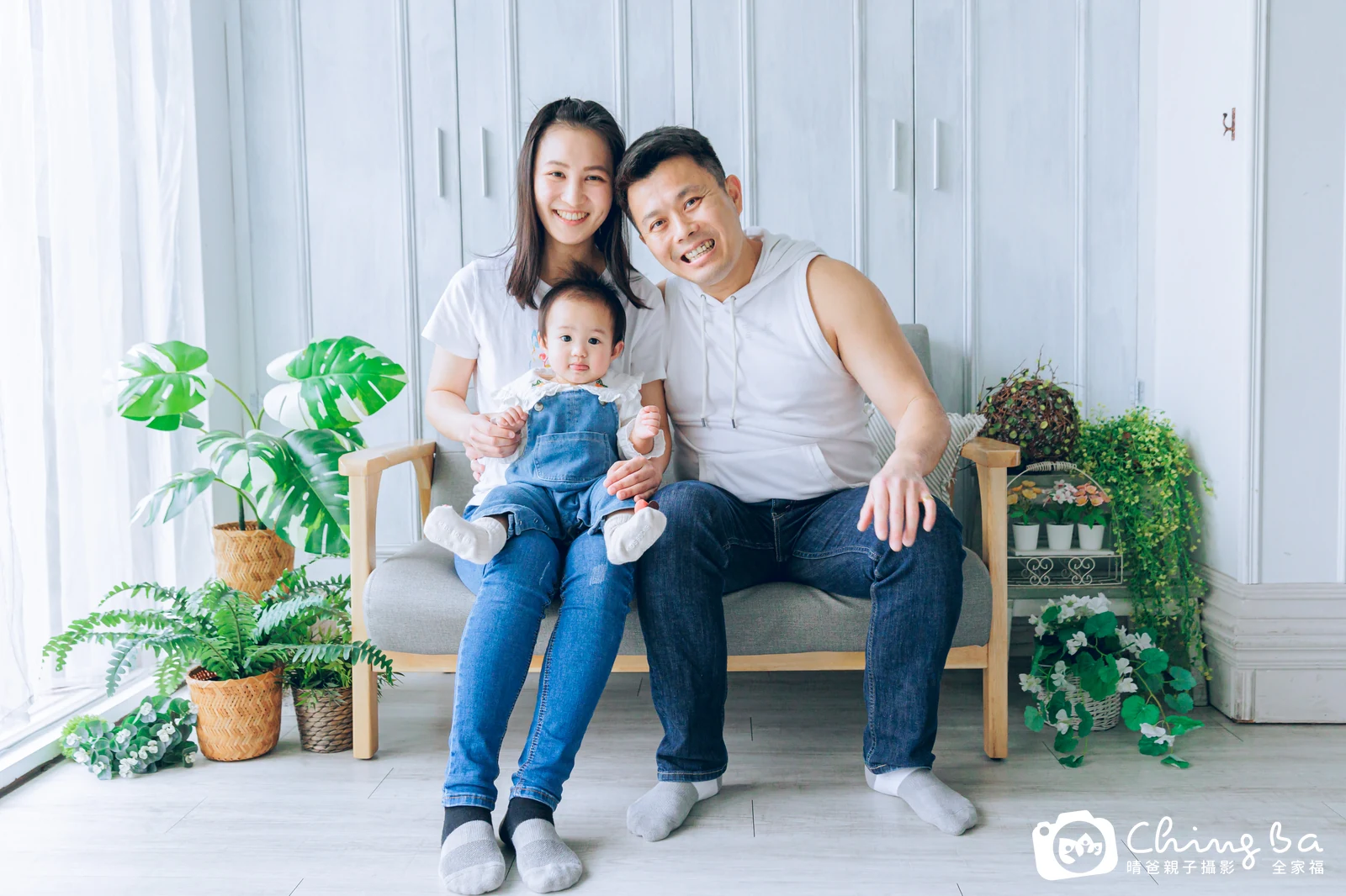 沂沂的台中小家庭抓周拍攝現場