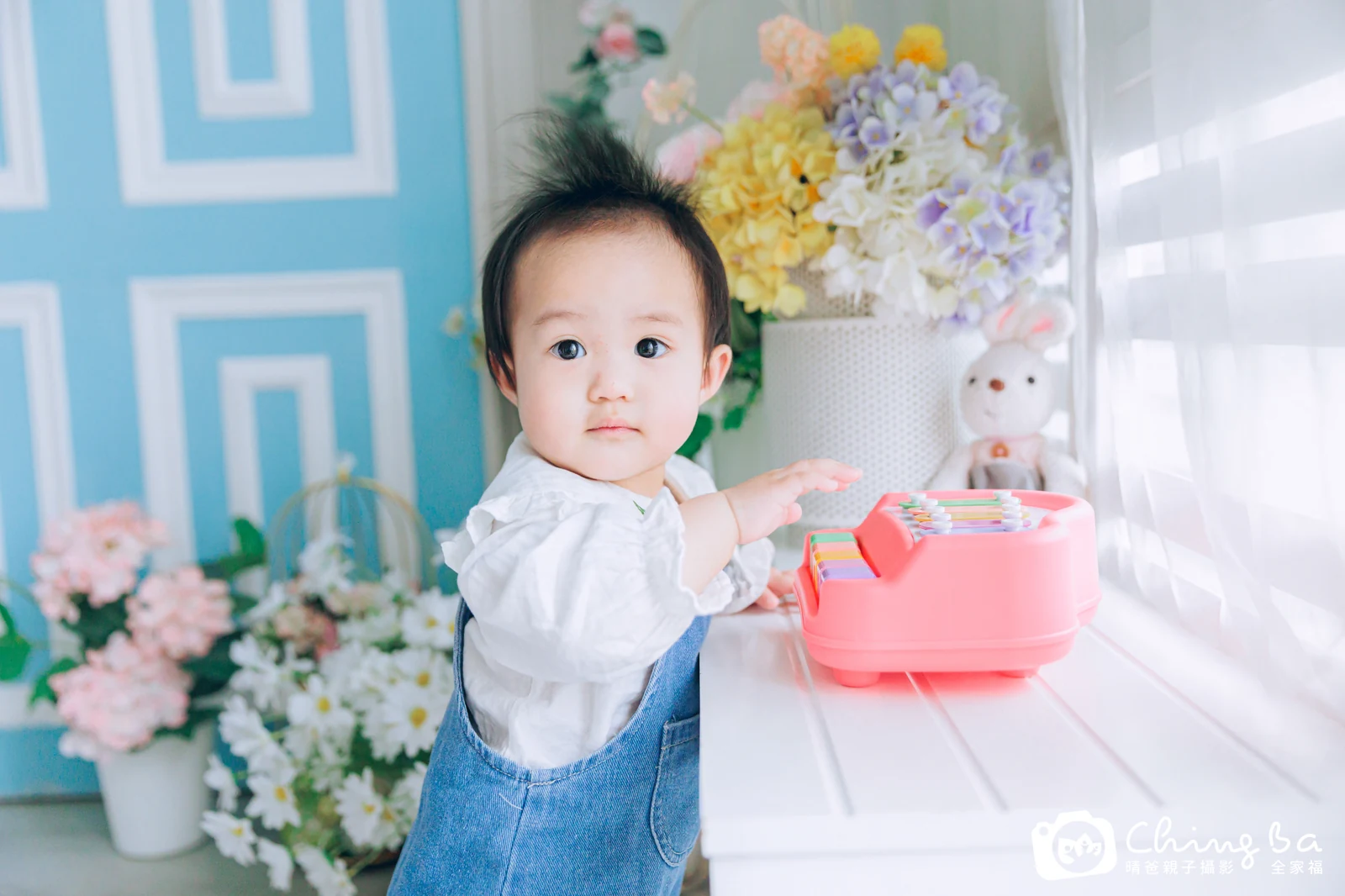 沂沂的抓周時光——晴爸親子攝影