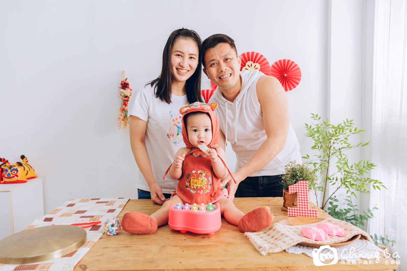 沂沂的抓周時光——晴爸親子攝影