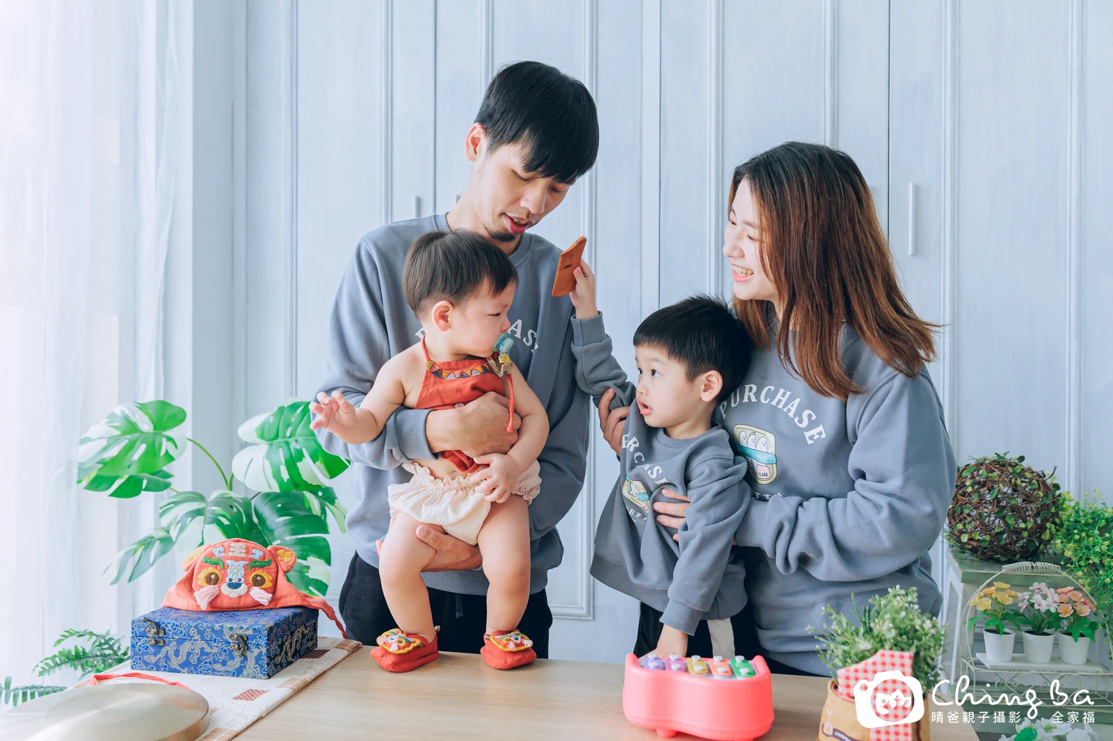 丸仔的抓周時光——晴爸親子攝影