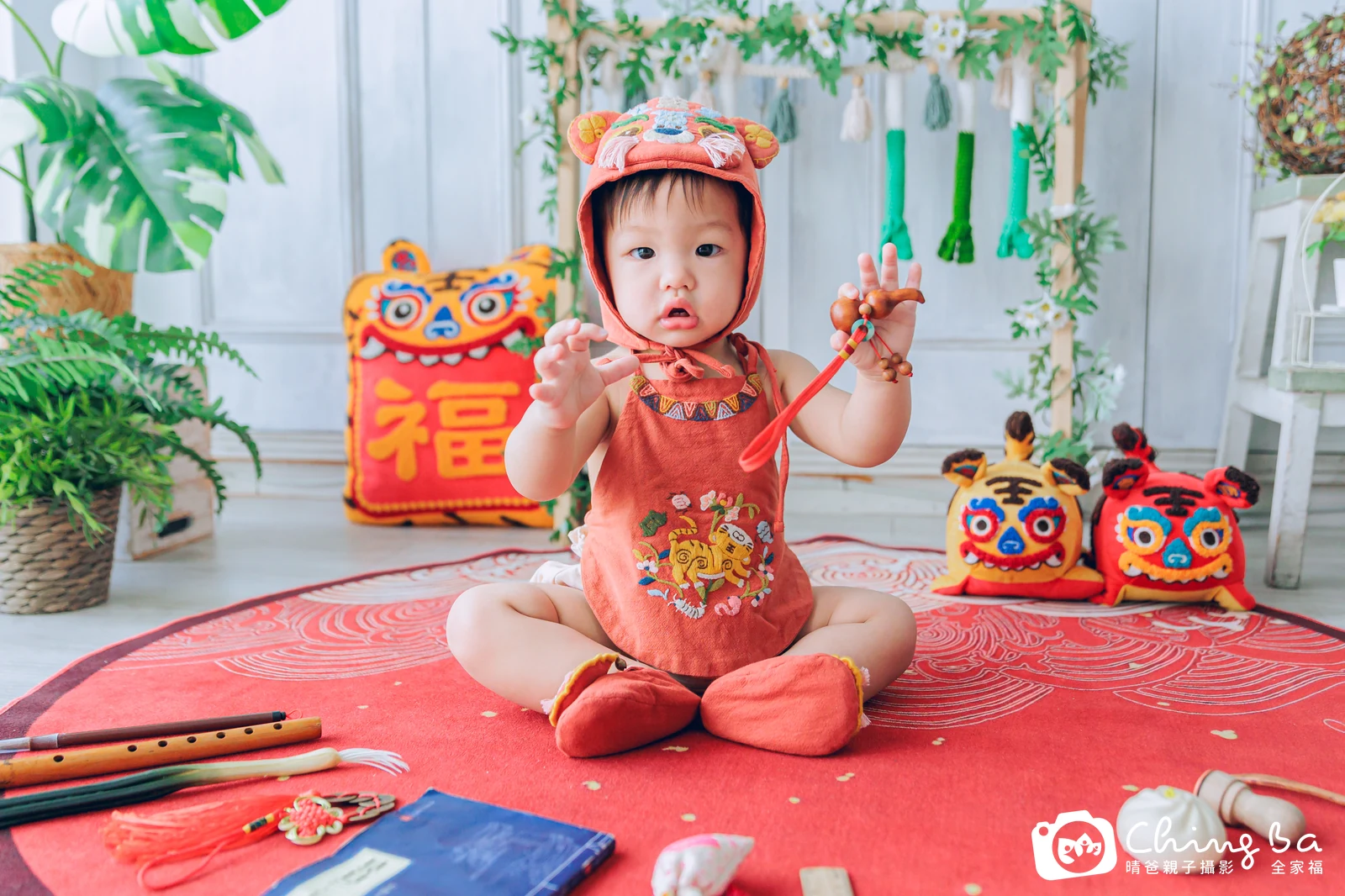 丸仔的抓周時光——晴爸親子攝影