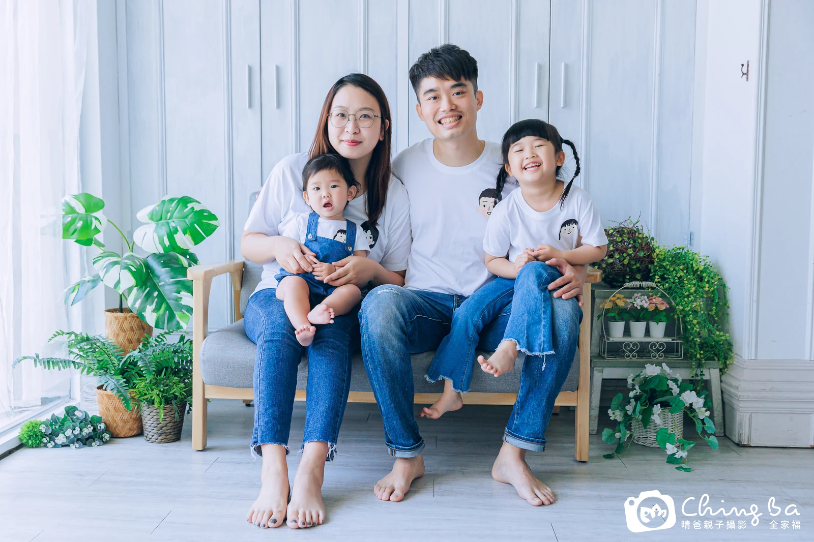 妹妹的台中小家庭抓周拍攝現場