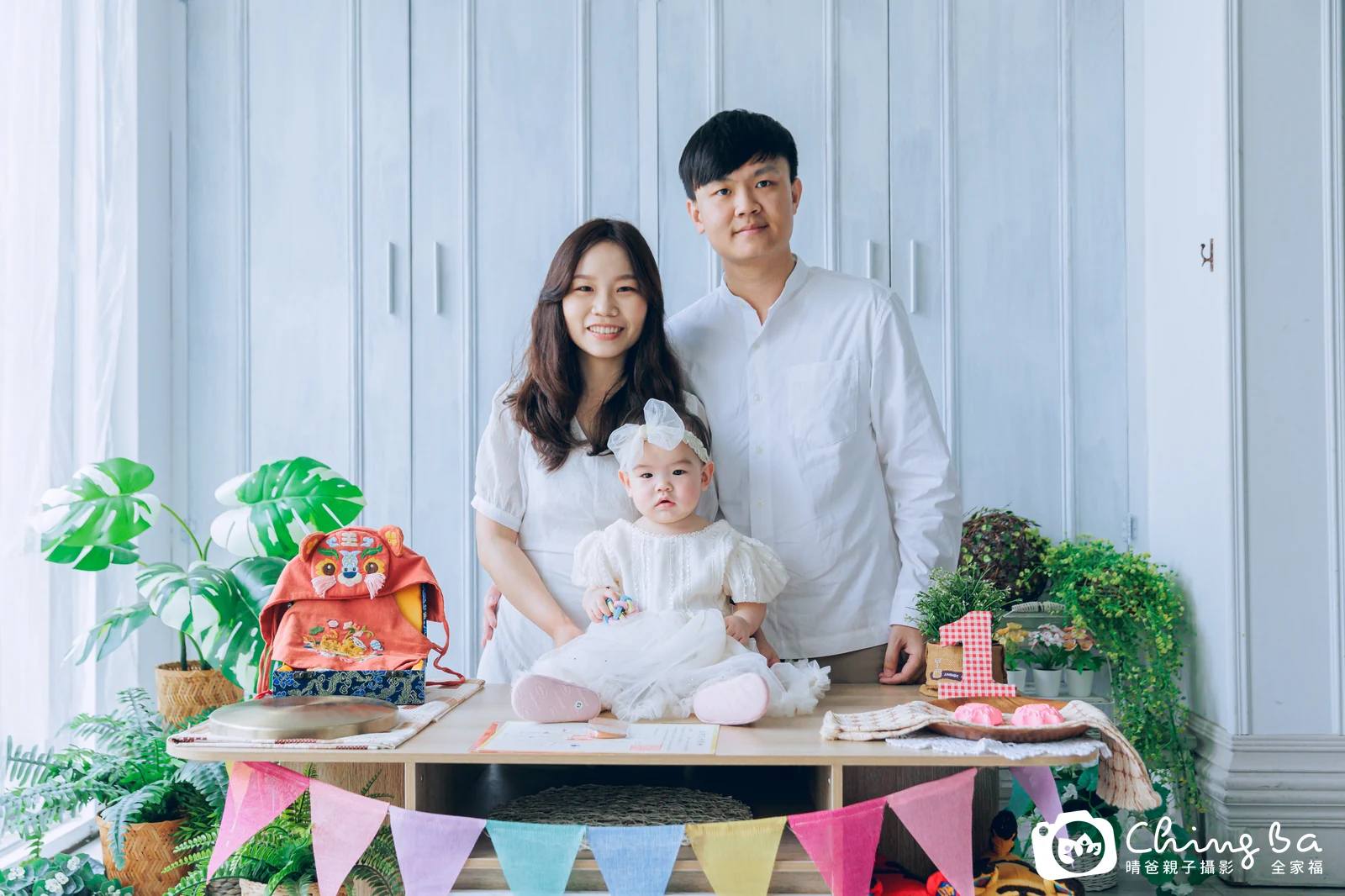 甯甯的抓周時光——晴爸親子攝影