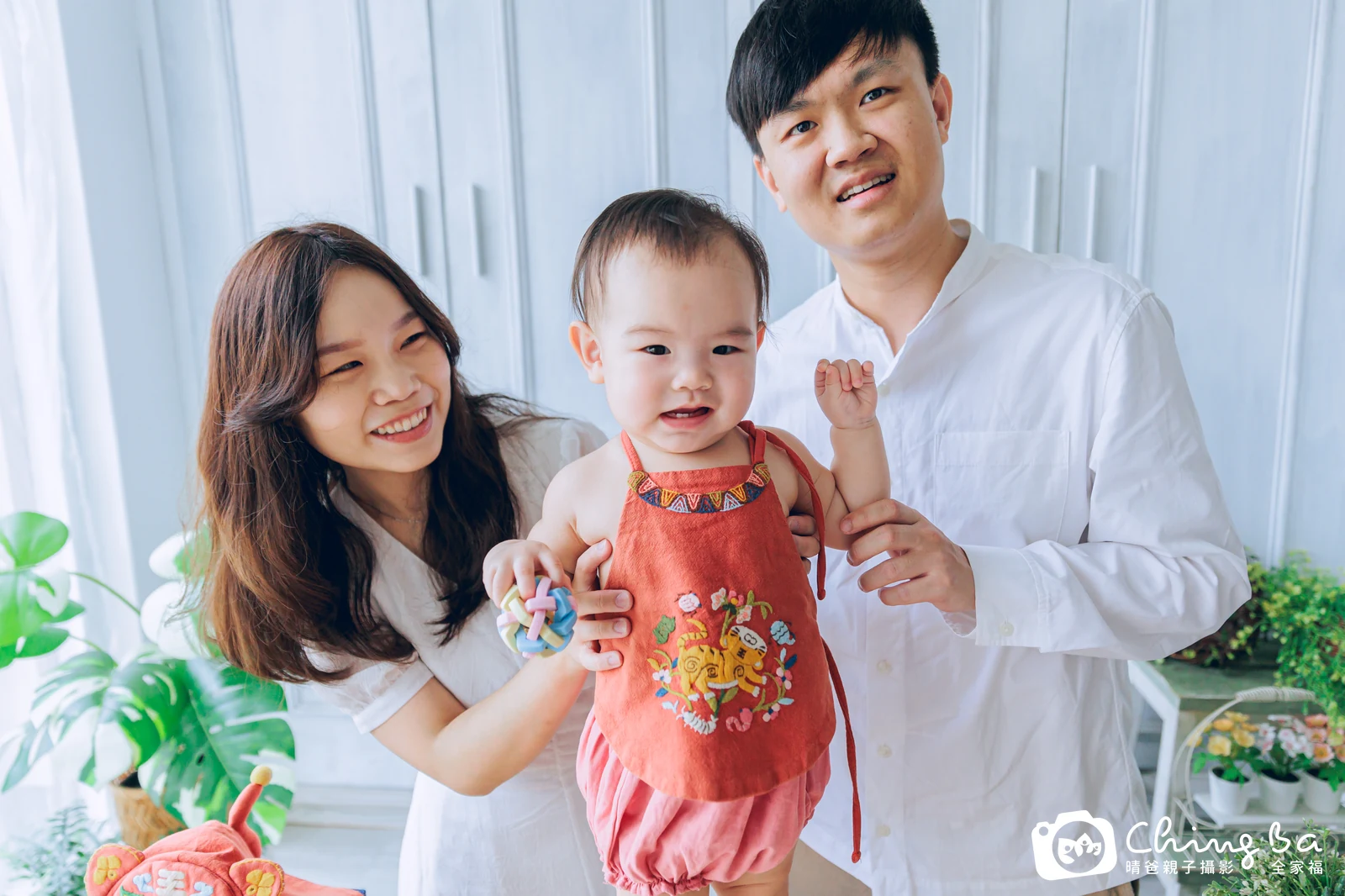 甯甯的抓周時光——晴爸親子攝影