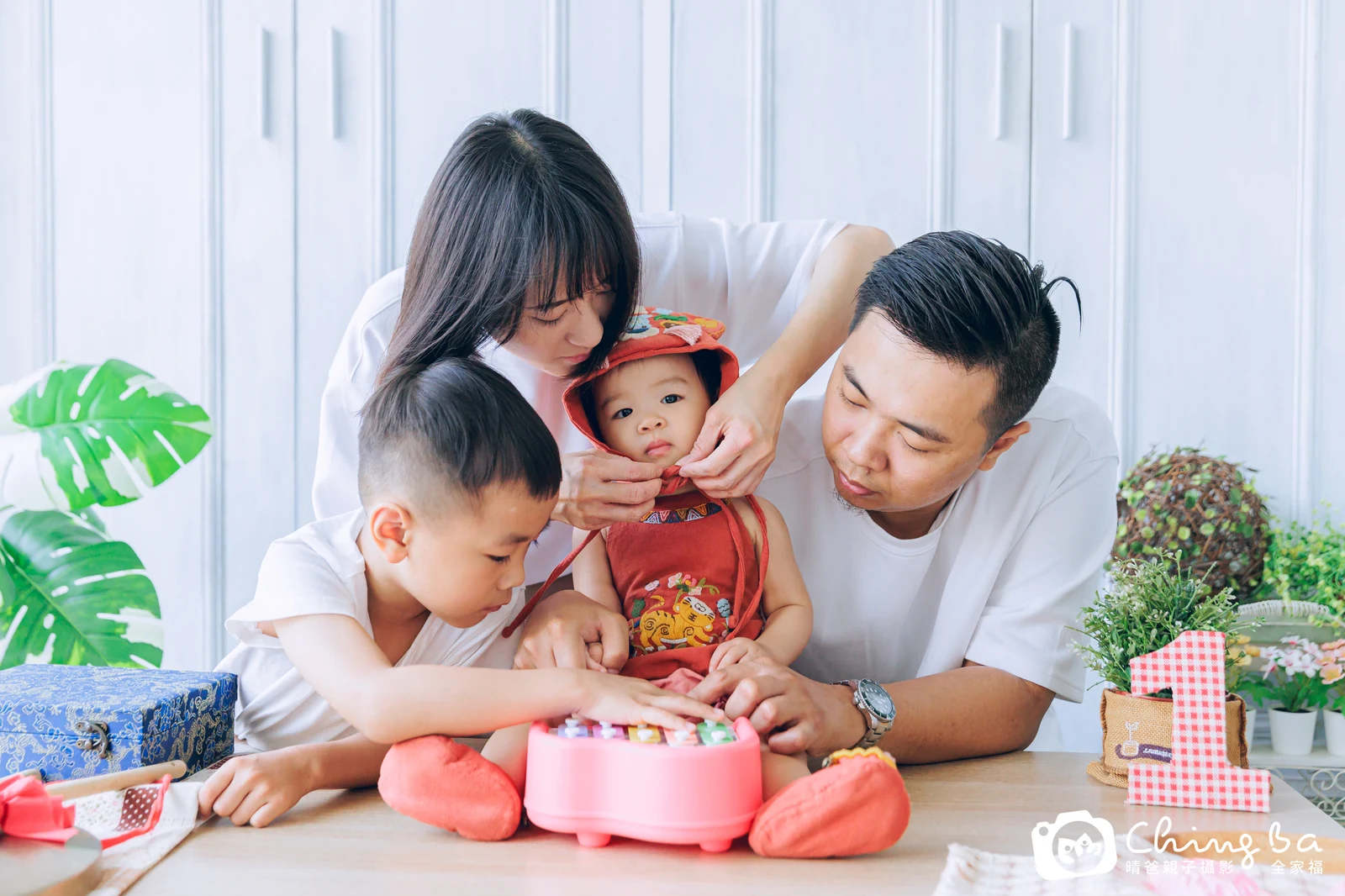 紅豆的抓周時光——晴爸親子攝影