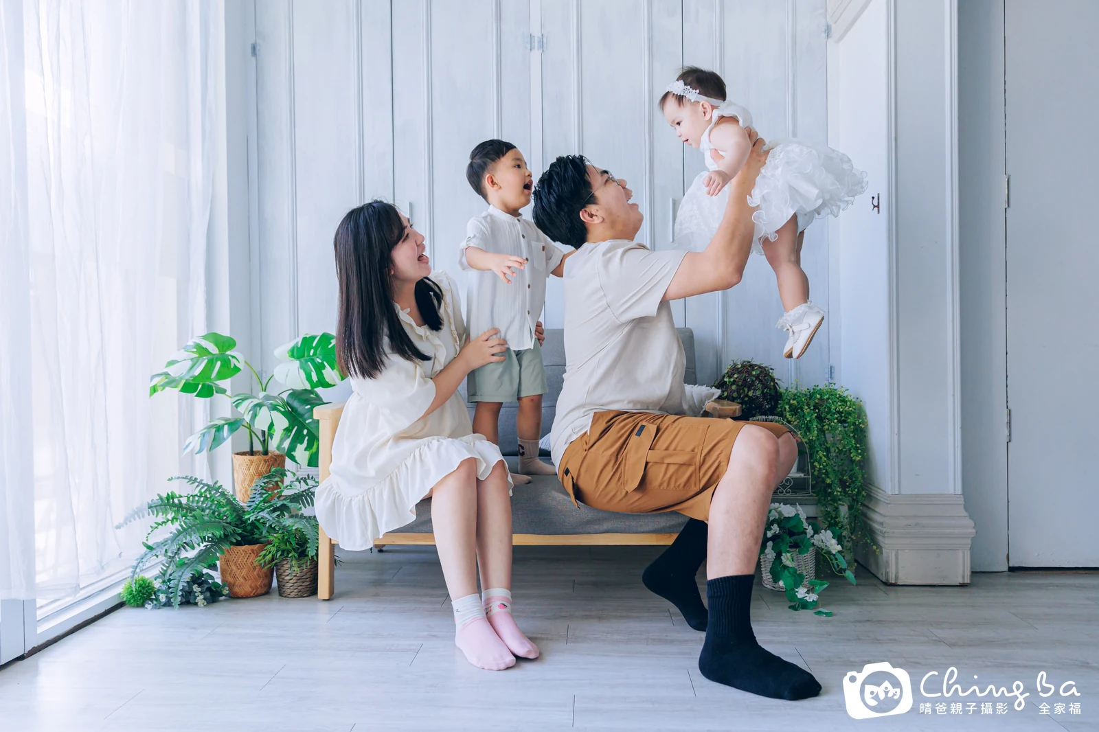 米果醬 1 歲寶貝 台中小家庭抓周紀念照｜晴爸親子攝影