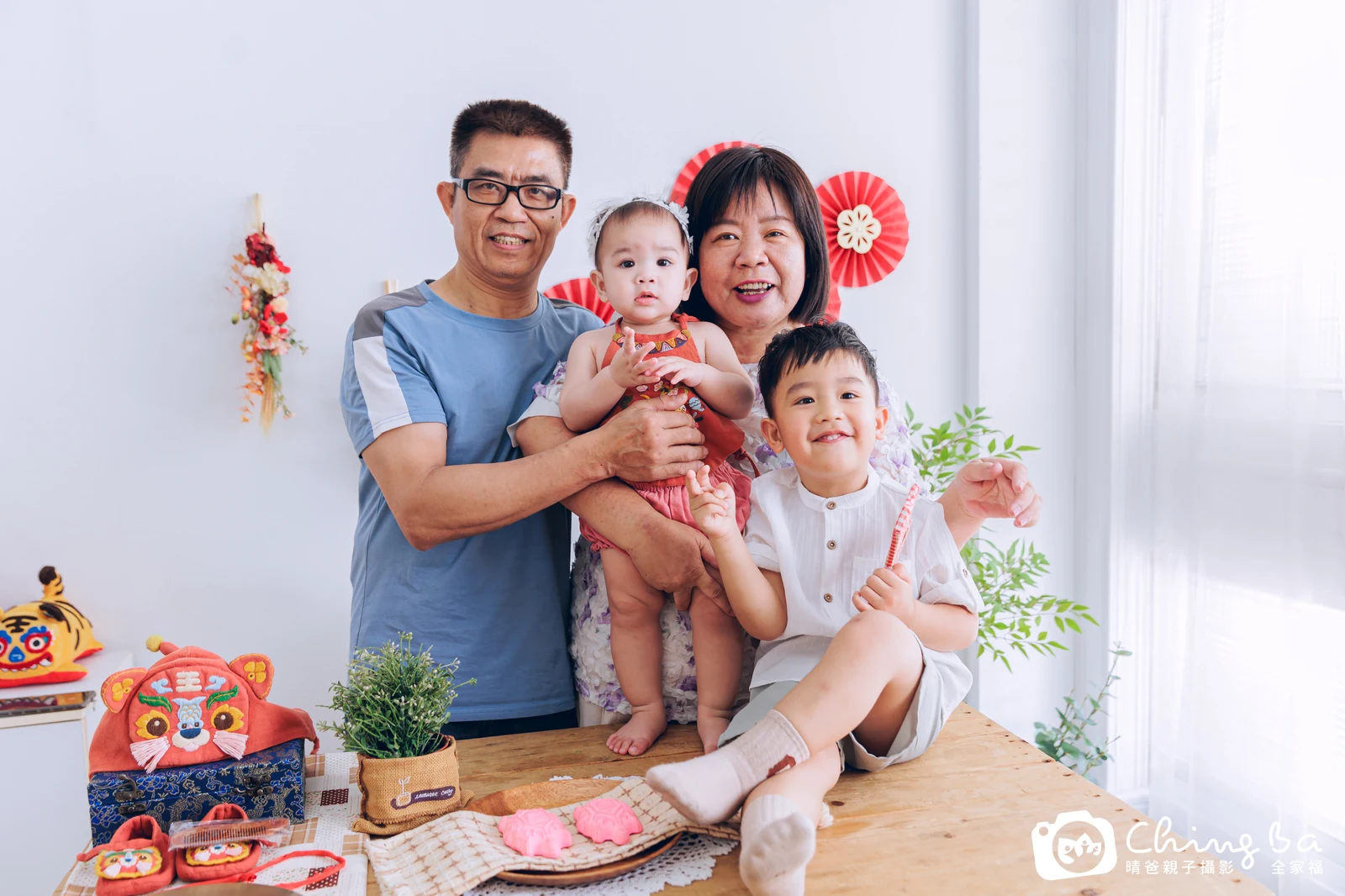 米果醬的抓周時光——晴爸親子攝影
