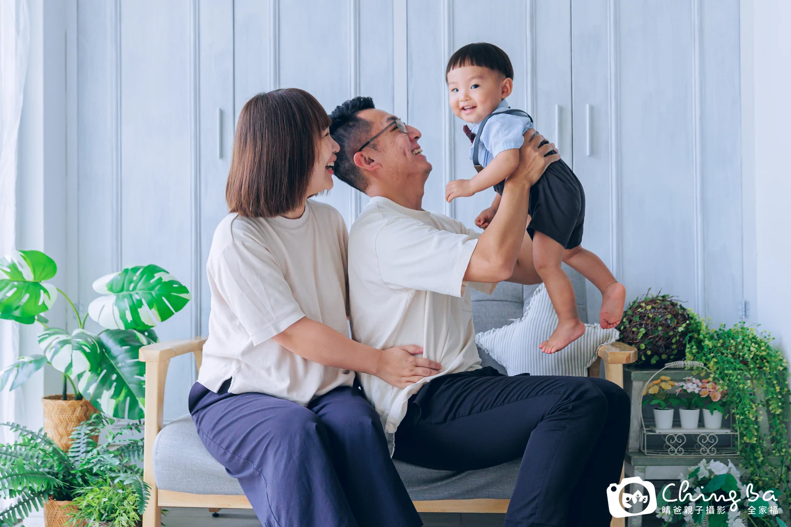 阿睿睿 約 1 歲寶貝 台中小家庭抓周紀念照｜晴爸親子攝影