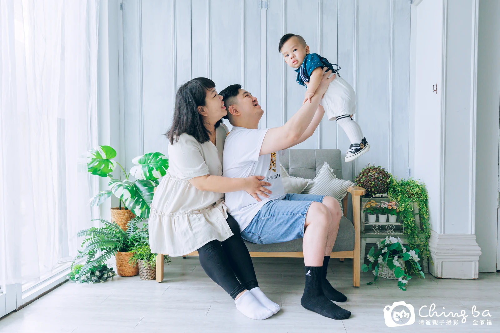 旂旂 1 歲寶貝 台中小家庭抓周紀念照｜晴爸親子攝影