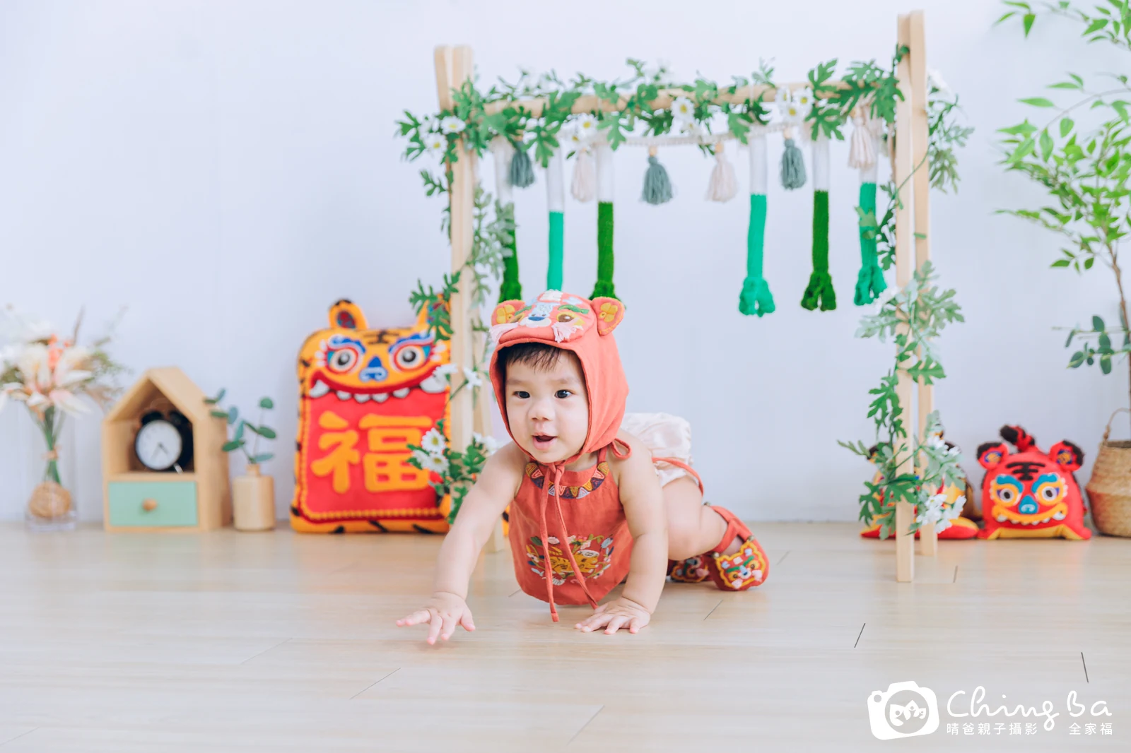 旂旂的抓周時光——晴爸親子攝影