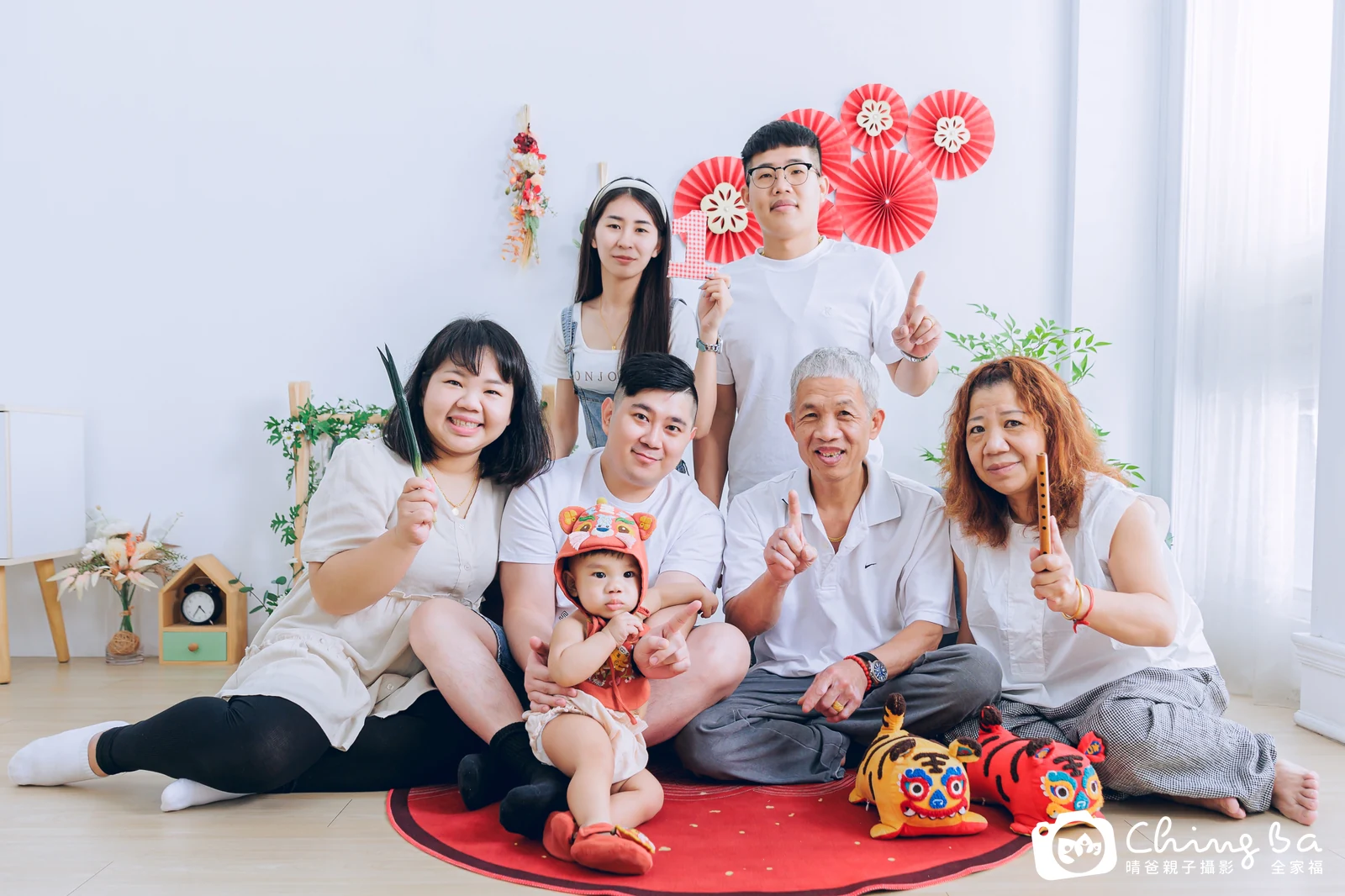 旂旂周歲抓周儀式的紀錄（2024 年夏季・假日場）
