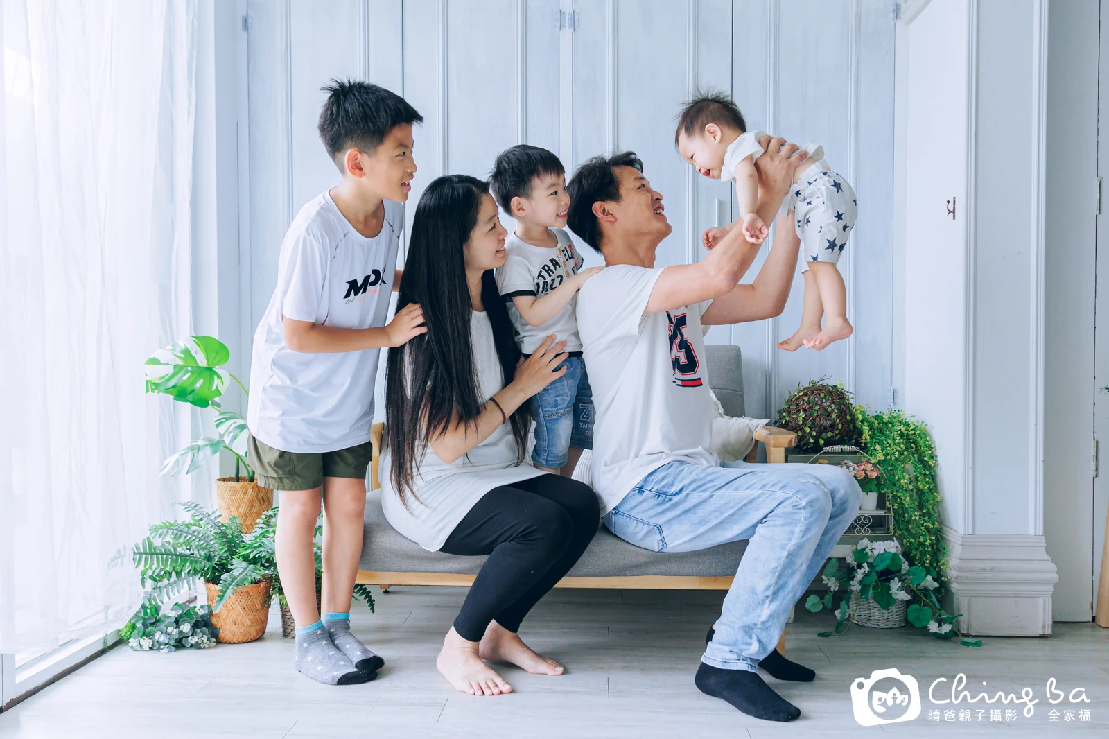 小佑佑的台中小家庭抓周拍攝現場