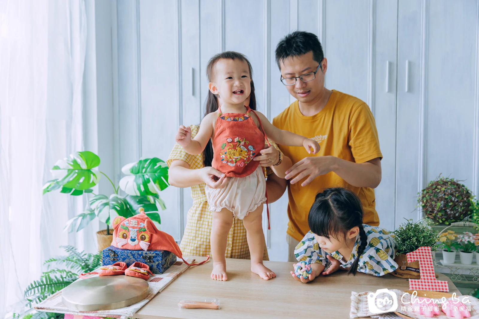 旺來的抓周時光——晴爸親子攝影