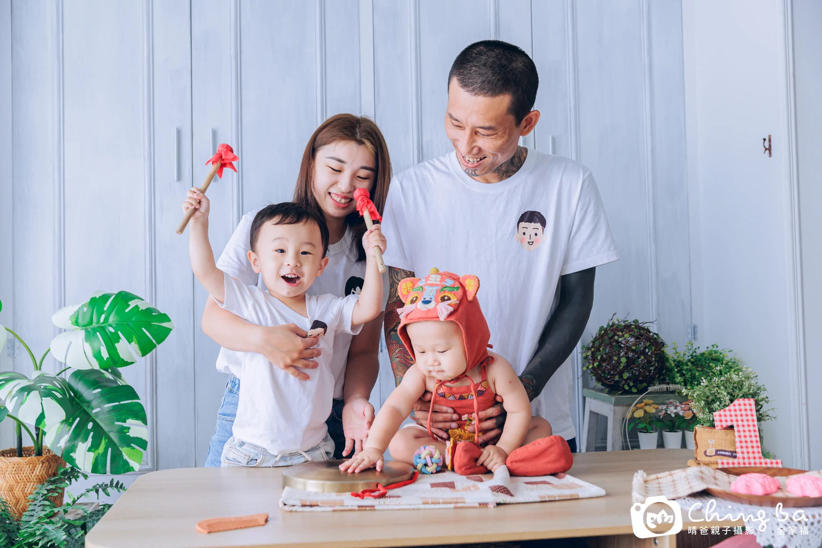 承寶貝抓周禮俗