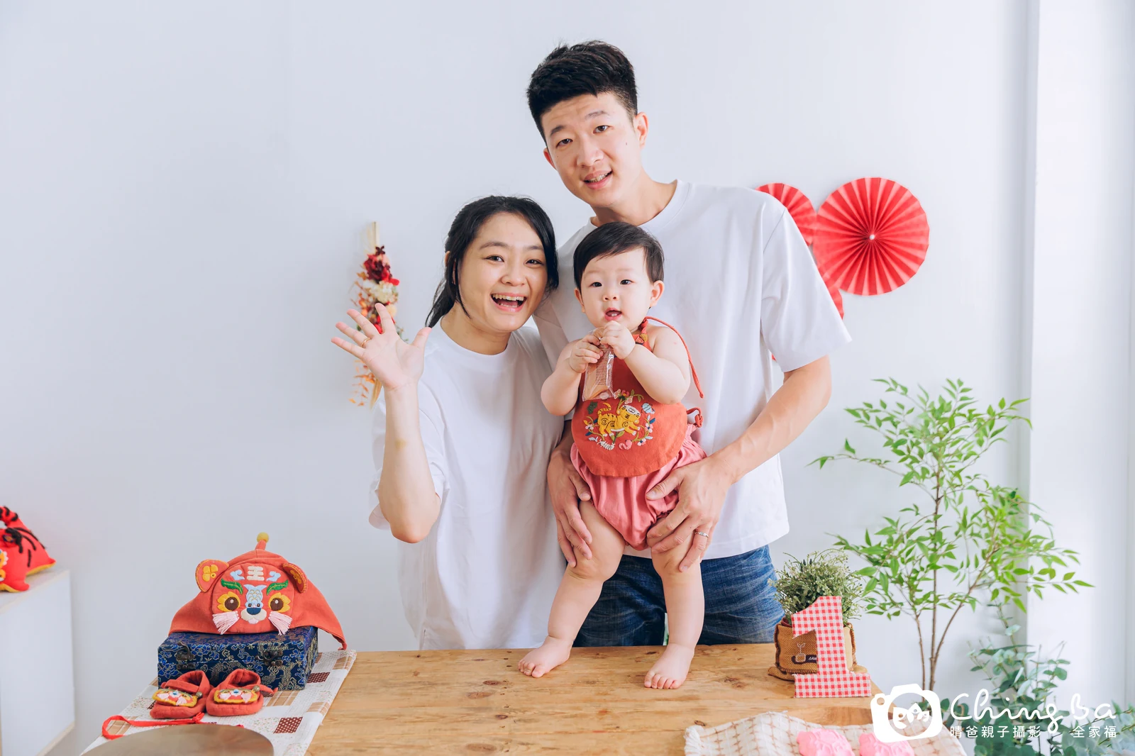 咪嚕周歲抓周儀式的紀錄（2024 年夏季・假日場）