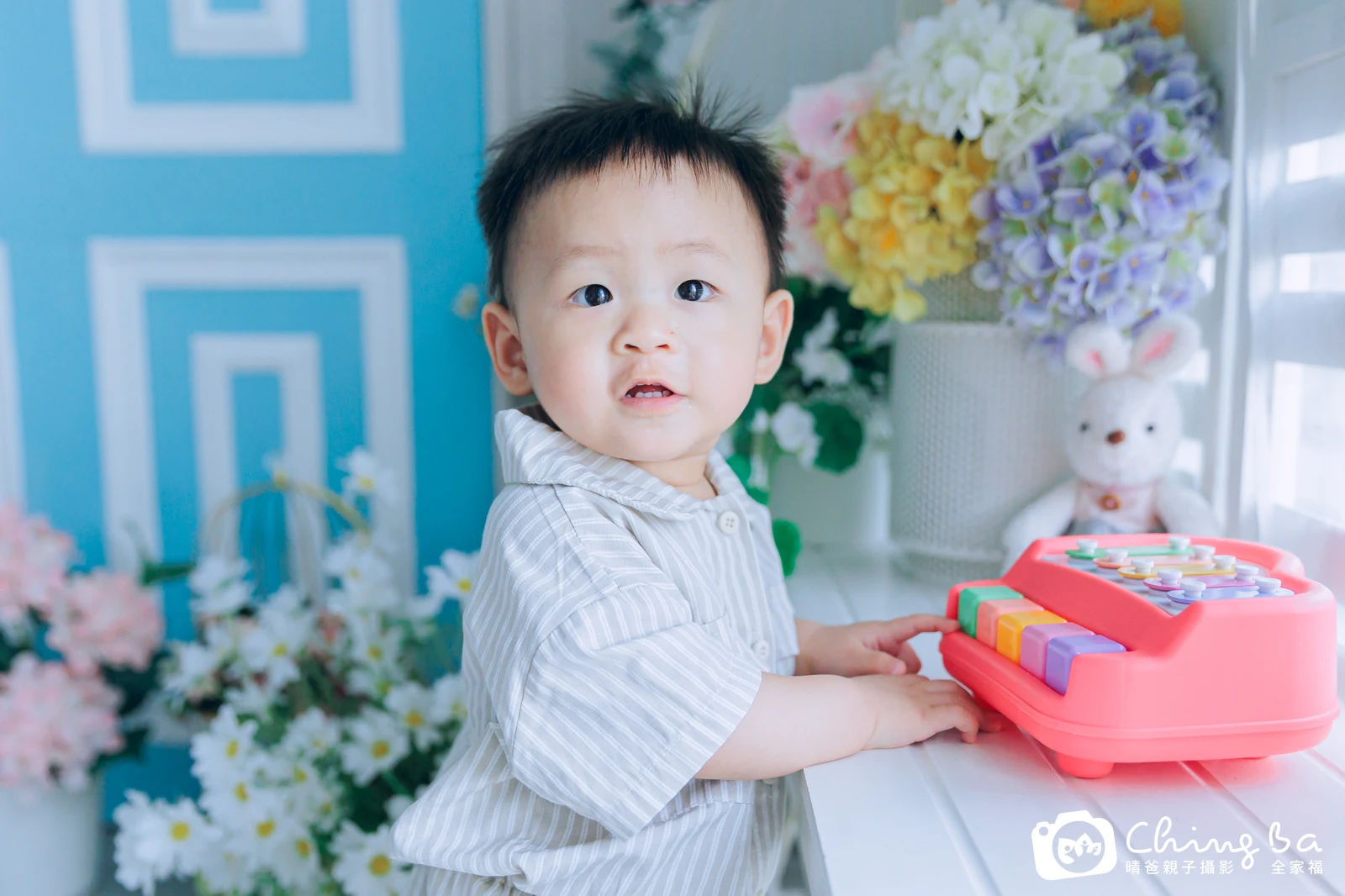 阿頡的抓周時光——晴爸親子攝影