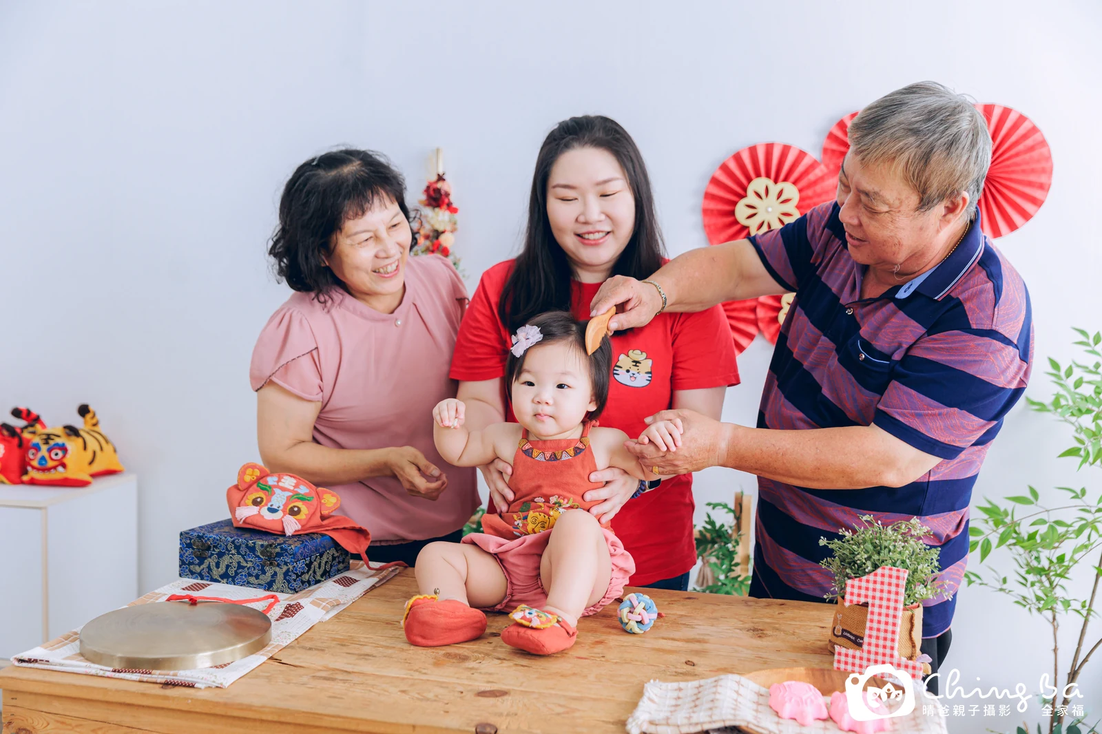 櫻桃的抓周時光——晴爸親子攝影